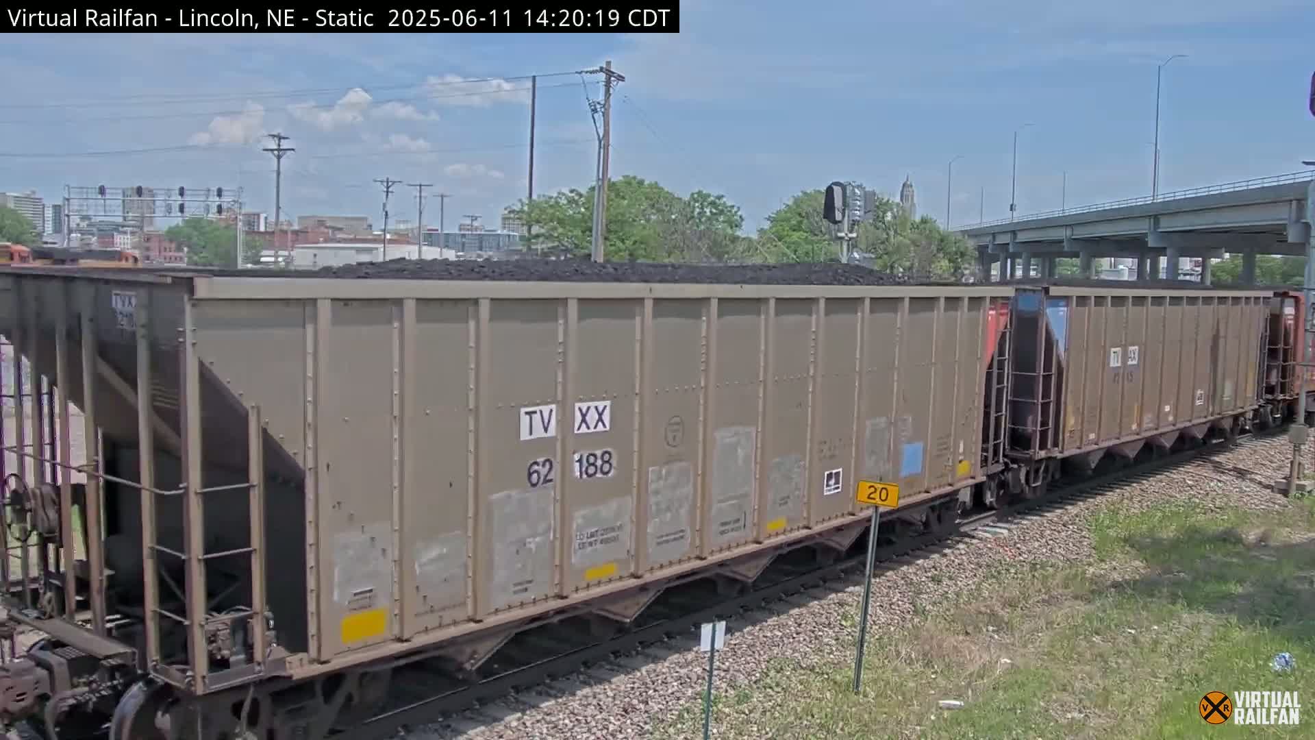 Lincoln Railroad Junction Live Cam - Lincoln, Lancaster,Nebraska, USA 