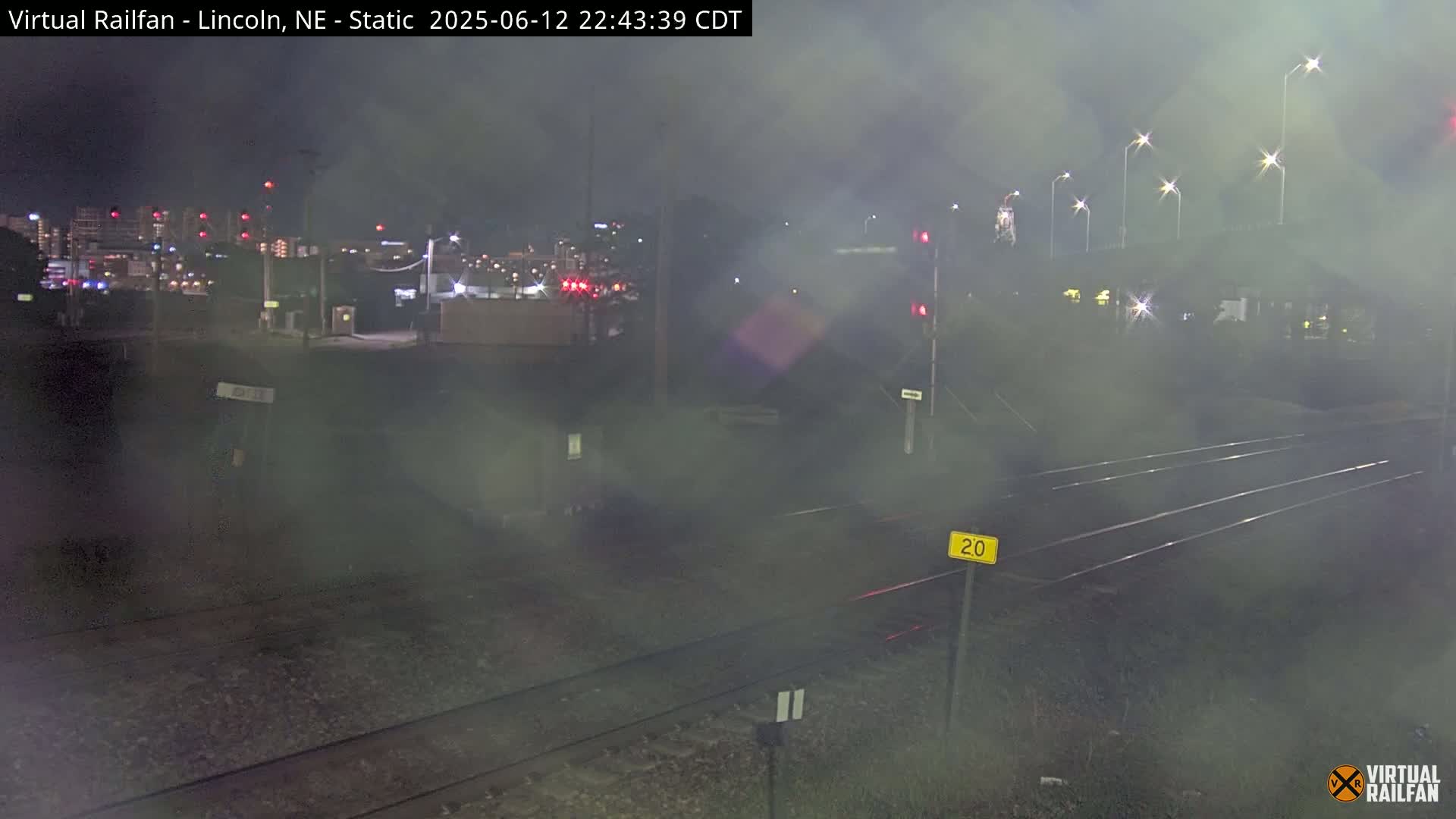 Lincoln Railroad Junction Live Cam - Lincoln, Lancaster,Nebraska, USA 