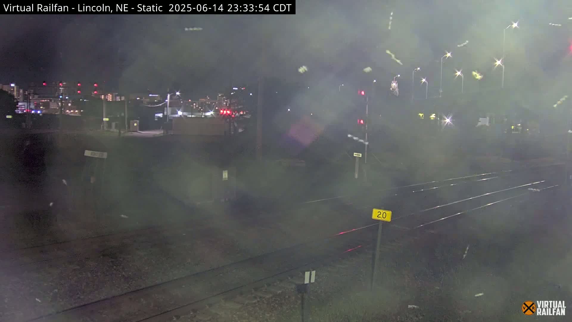 Lincoln Railroad Junction Live Cam - Lincoln, Lancaster,Nebraska, USA 