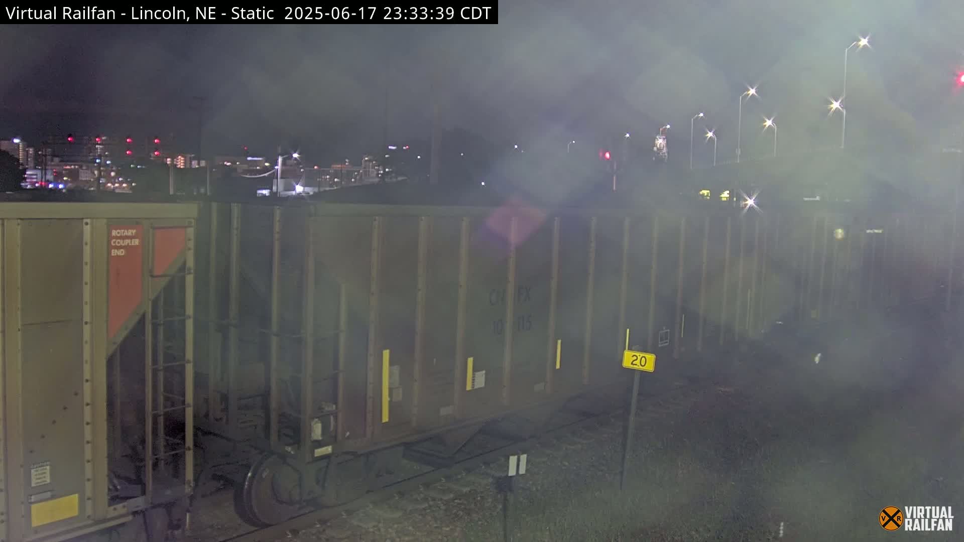 Lincoln Railroad Junction Live Cam - Lincoln, Lancaster,Nebraska, USA 