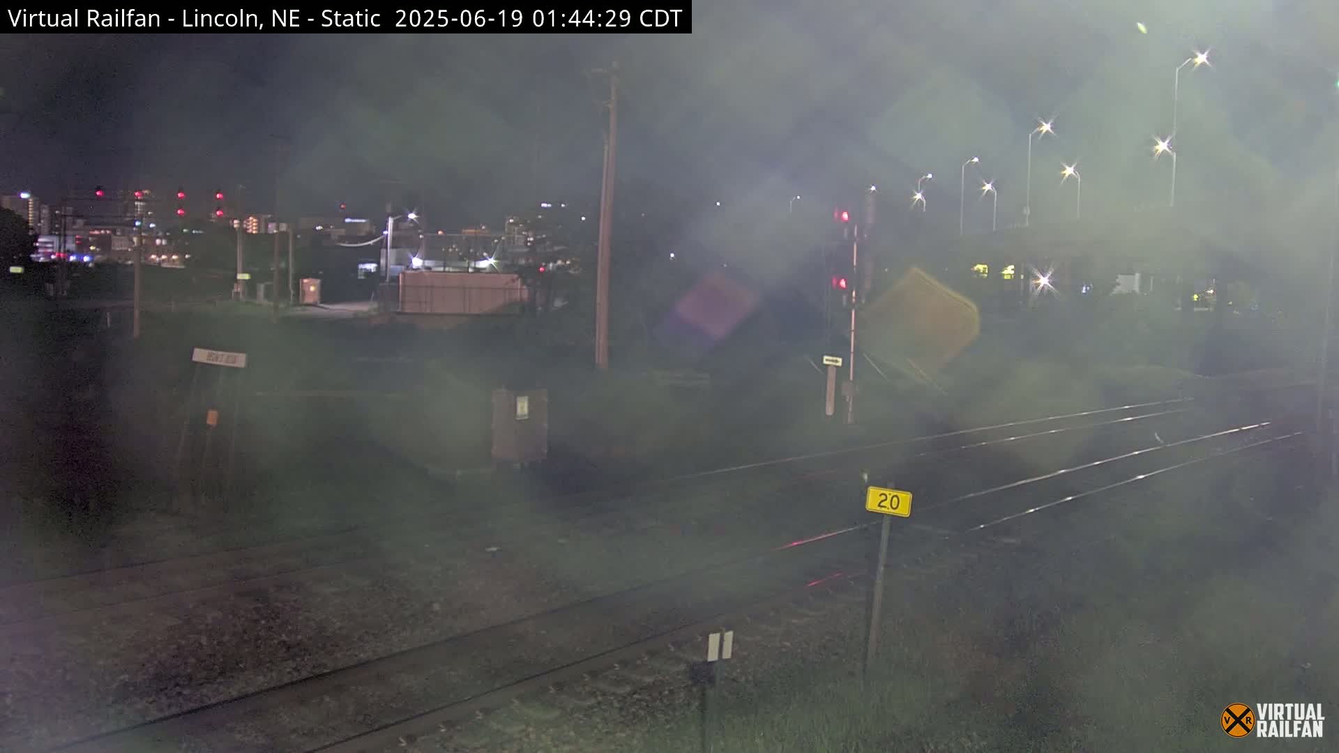 Lincoln Railroad Junction Live Cam - Lincoln, Lancaster,Nebraska, USA 