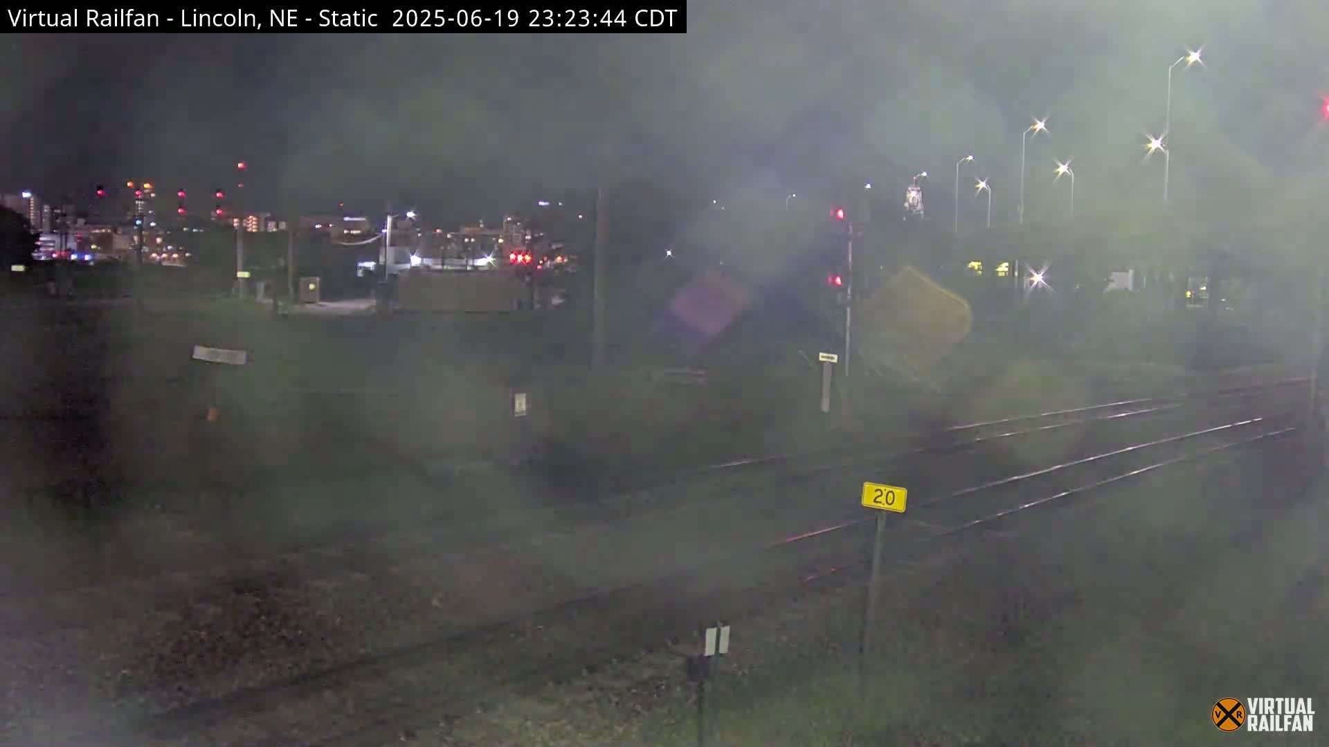 Lincoln Railroad Junction Live Cam - Lincoln, Lancaster,Nebraska, USA 
