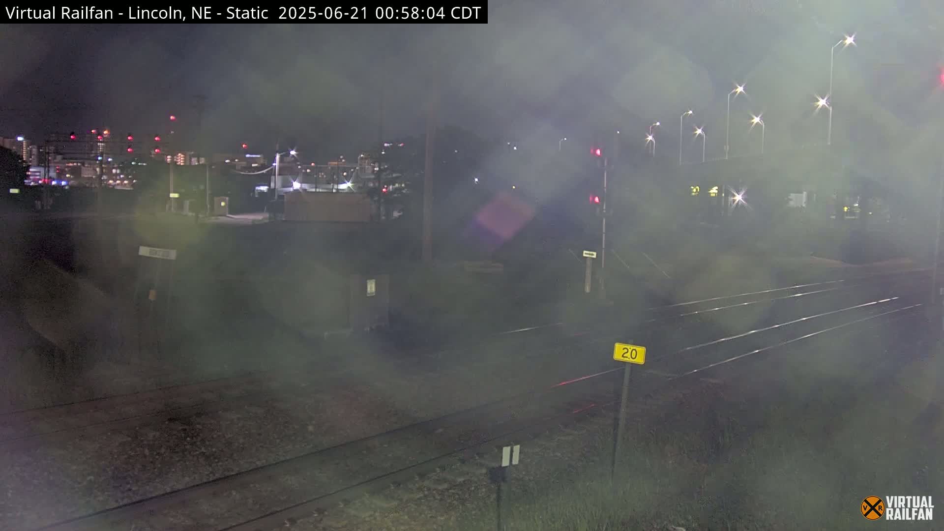 Lincoln Railroad Junction Live Cam - Lincoln, Lancaster,Nebraska, USA 