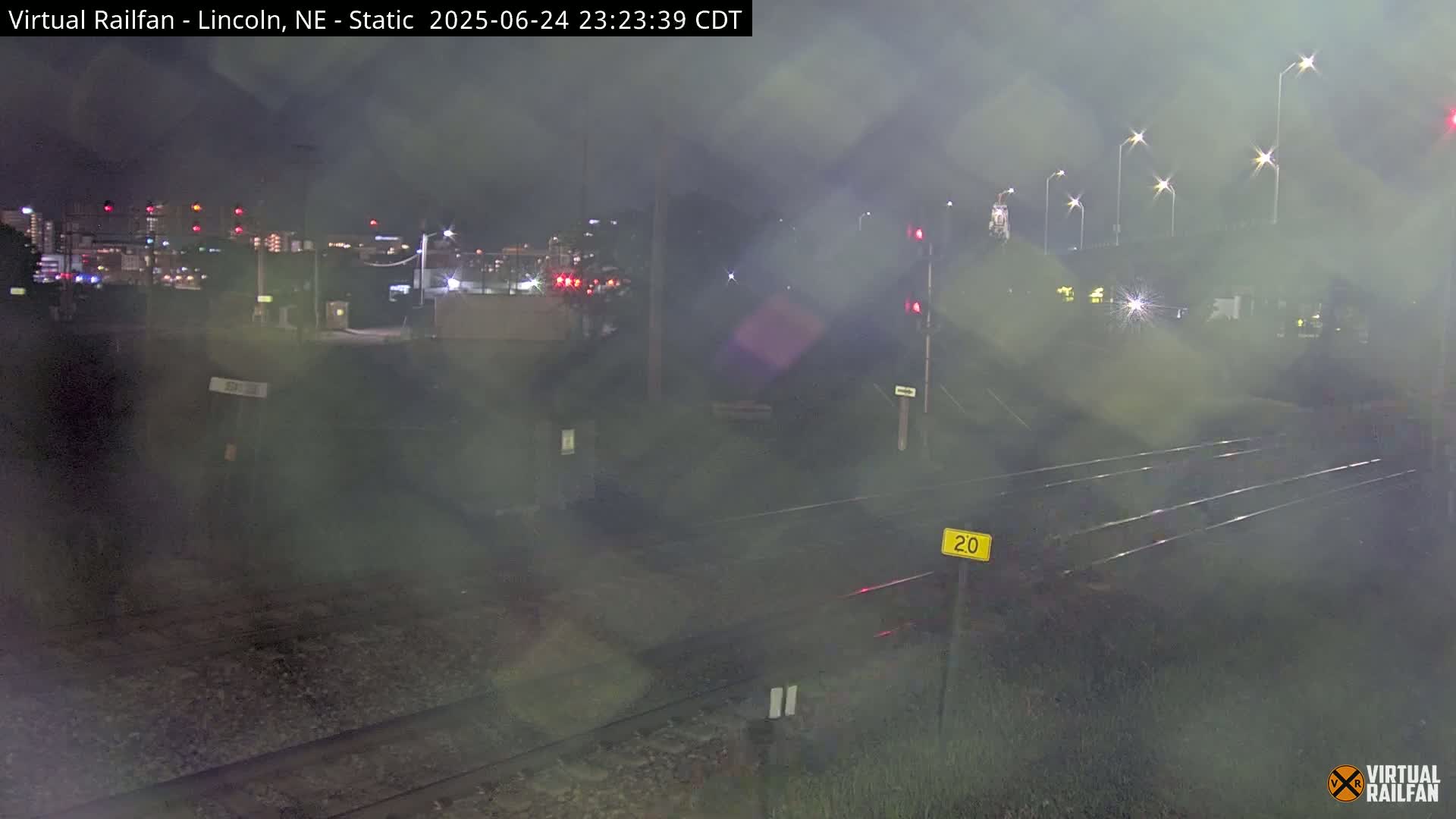 Lincoln Railroad Junction Live Cam - Lincoln, Lancaster,Nebraska, USA 