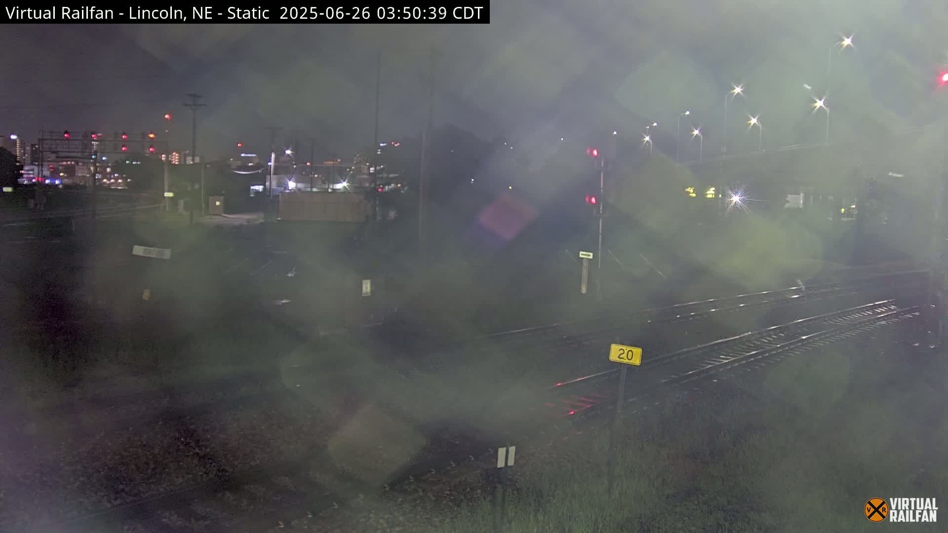 Lincoln Railroad Junction Live Cam - Lincoln, Lancaster,Nebraska, USA 