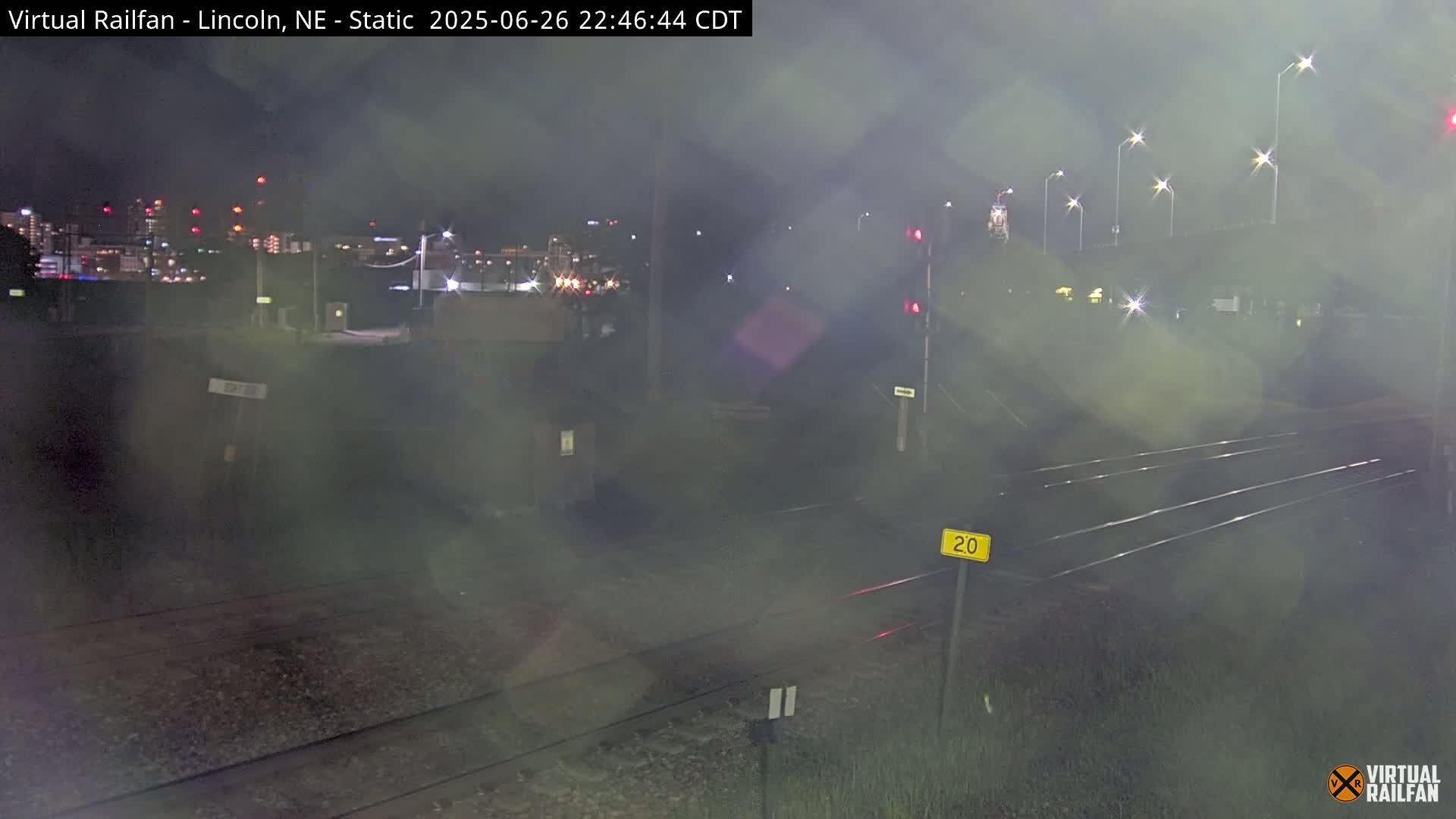 Lincoln Railroad Junction Live Cam - Lincoln, Lancaster,Nebraska, USA 