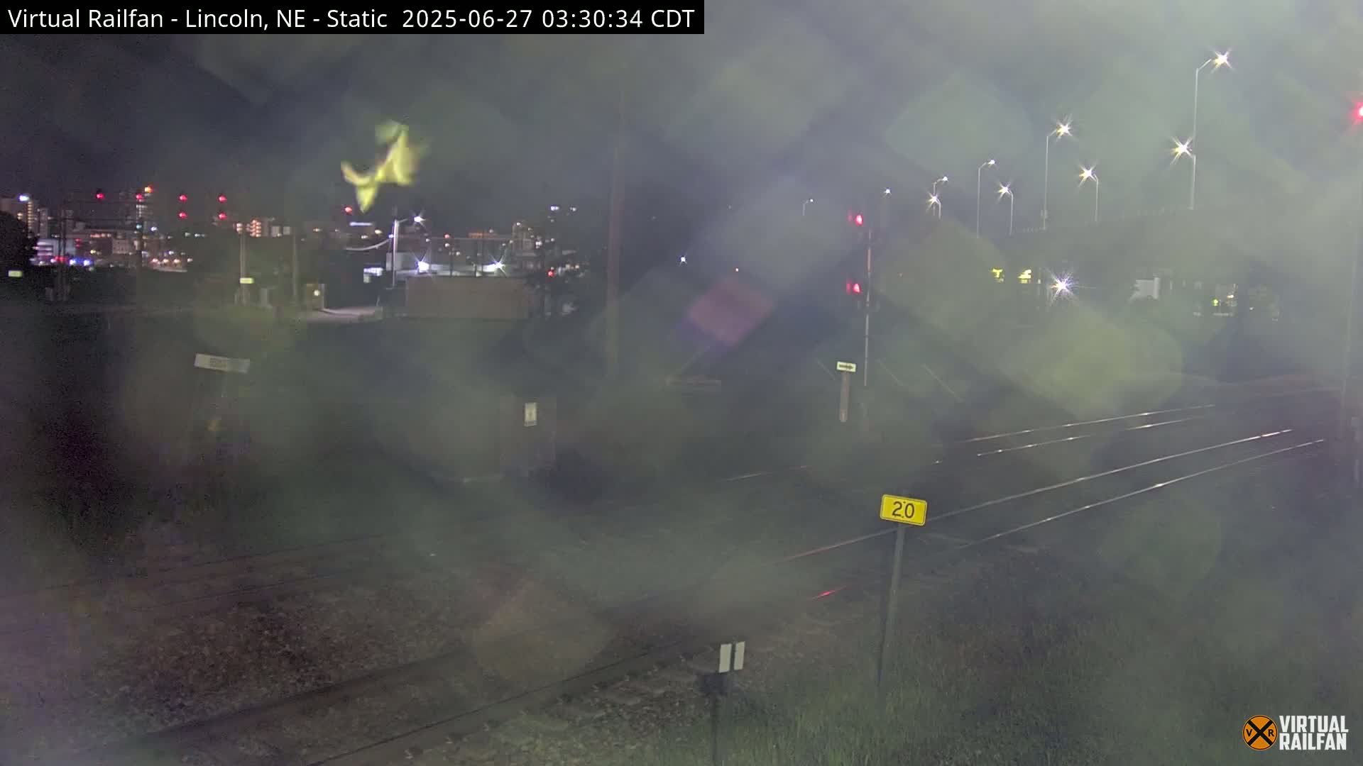 Lincoln Railroad Junction Live Cam - Lincoln, Lancaster,Nebraska, USA 