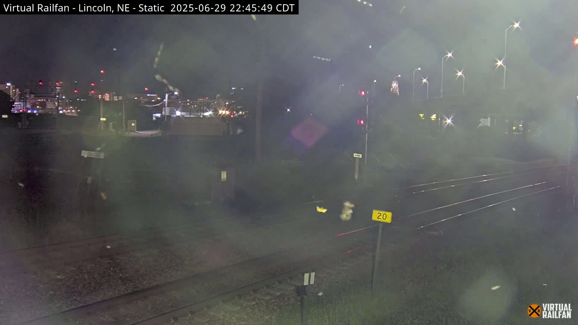 Lincoln Railroad Junction Live Cam - Lincoln, Lancaster,Nebraska, USA 