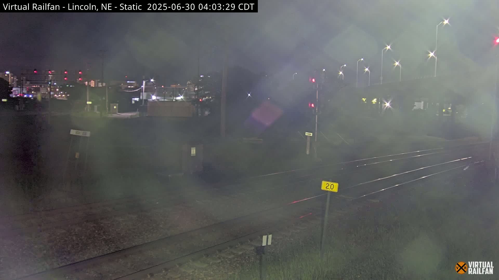 Lincoln Railroad Junction Live Cam - Lincoln, Lancaster,Nebraska, USA 