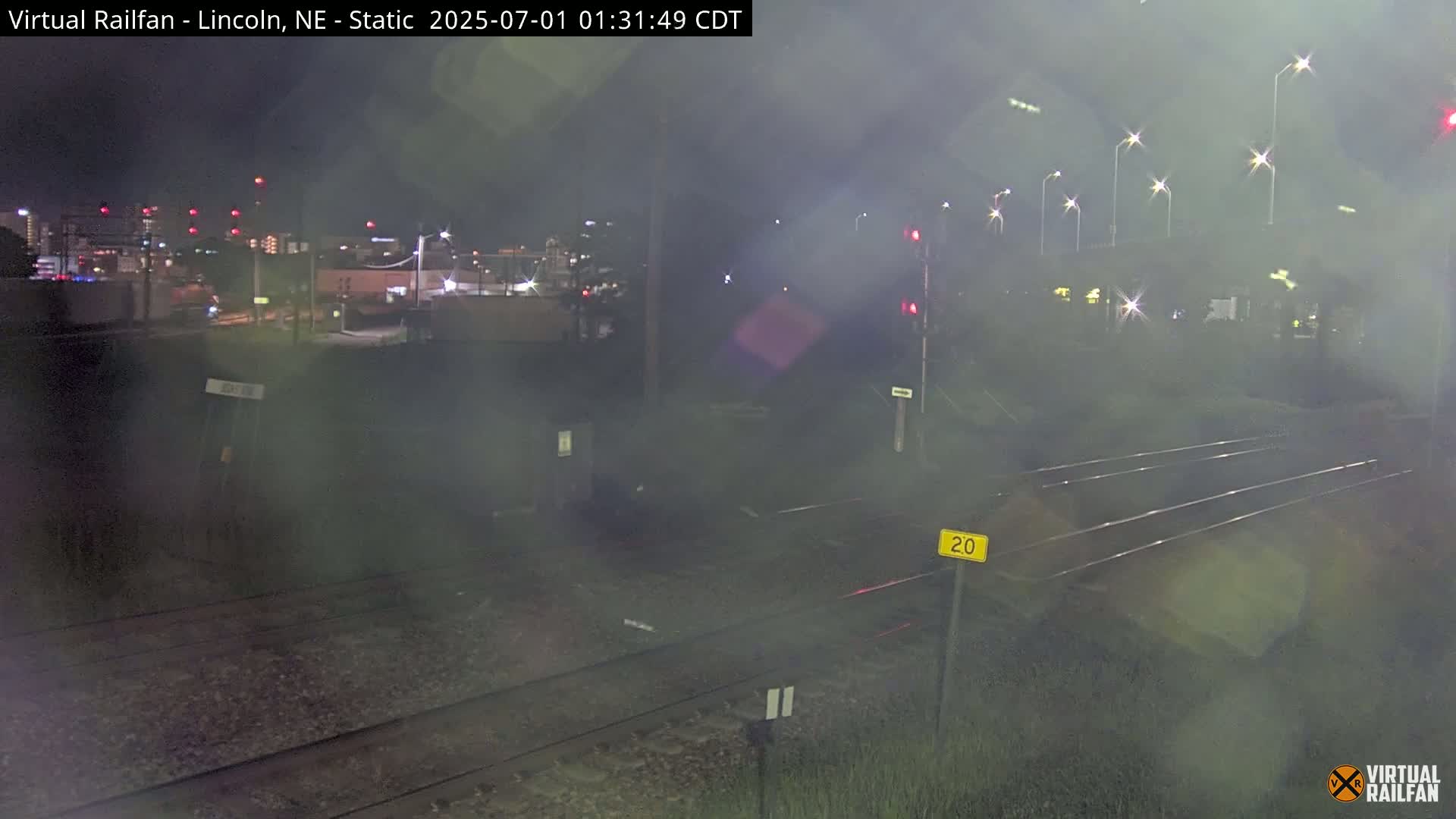Lincoln Railroad Junction Live Cam - Lincoln, Lancaster,Nebraska, USA 