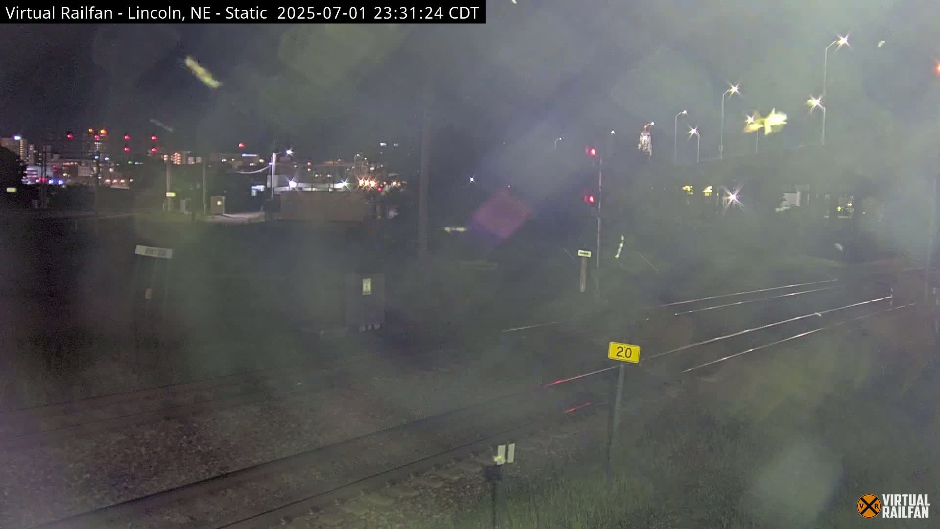 Lincoln Railroad Junction Live Cam - Lincoln, Lancaster,Nebraska, USA 