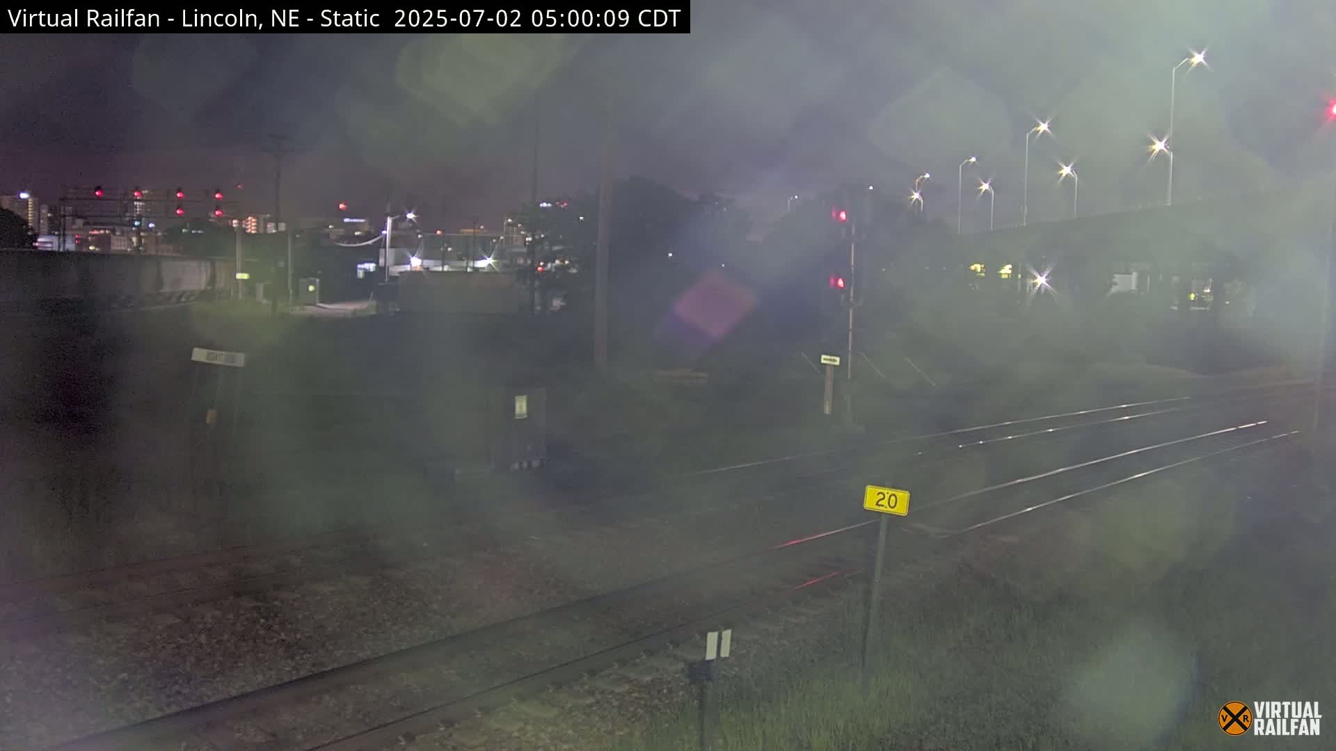 Lincoln Railroad Junction Live Cam - Lincoln, Lancaster,Nebraska, USA 