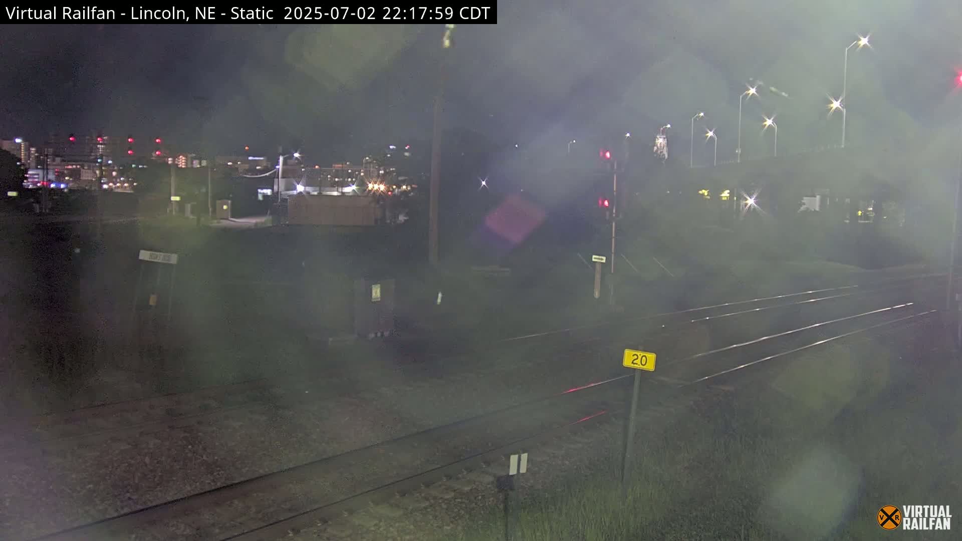 Lincoln Railroad Junction Live Cam - Lincoln, Lancaster,Nebraska, USA 