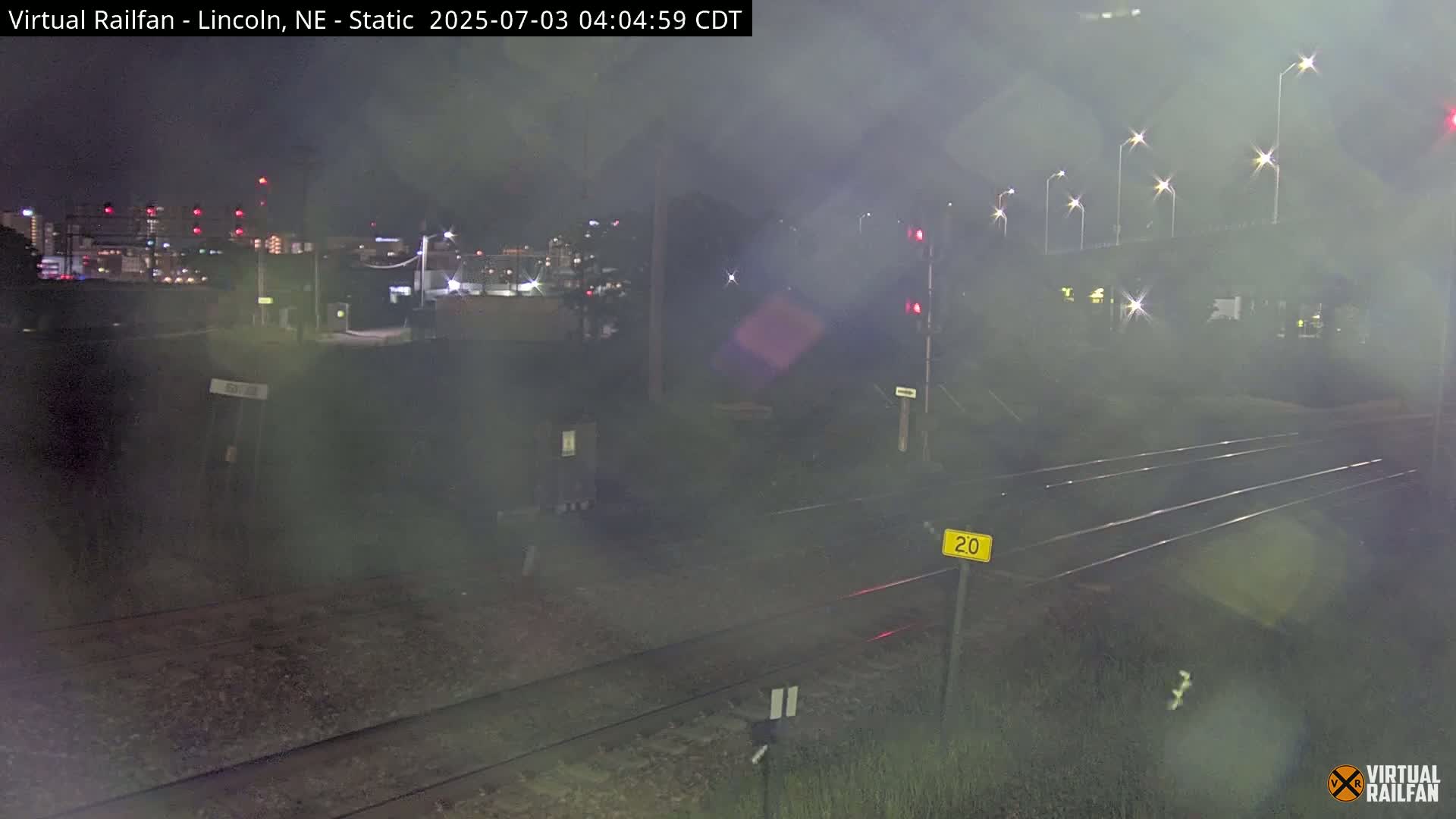 Lincoln Railroad Junction Live Cam - Lincoln, Lancaster,Nebraska, USA 