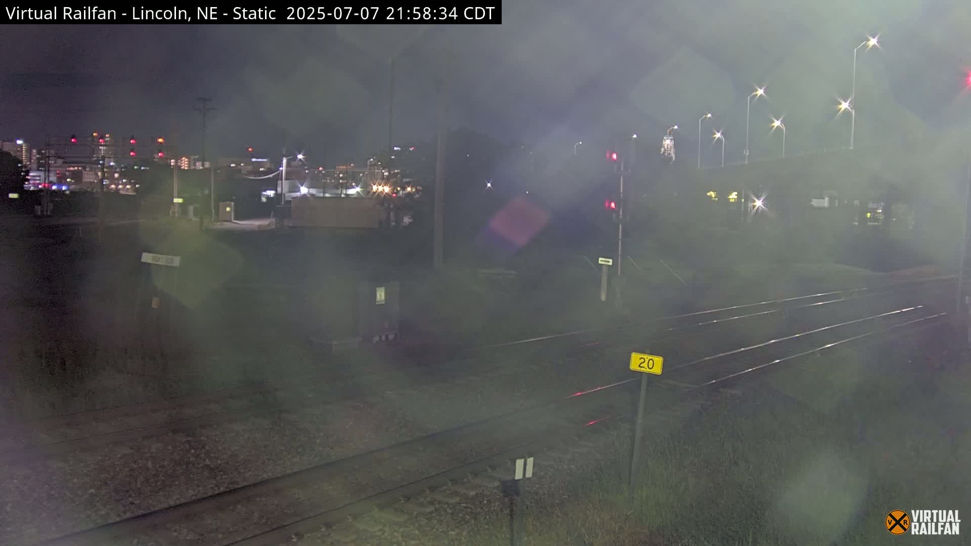 Lincoln Railroad Junction Live Cam - Lincoln, Lancaster,Nebraska, USA 