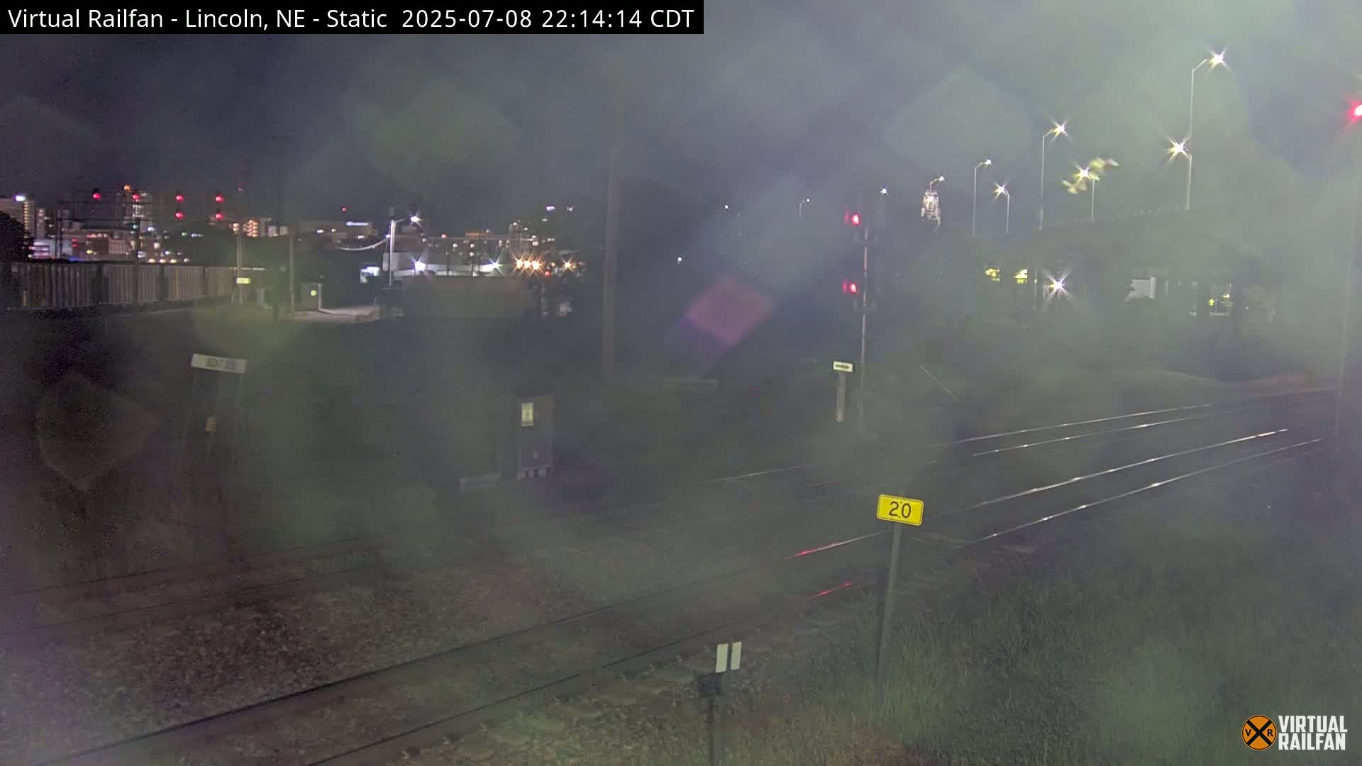 Lincoln Railroad Junction Live Cam - Lincoln, Lancaster,Nebraska, USA 