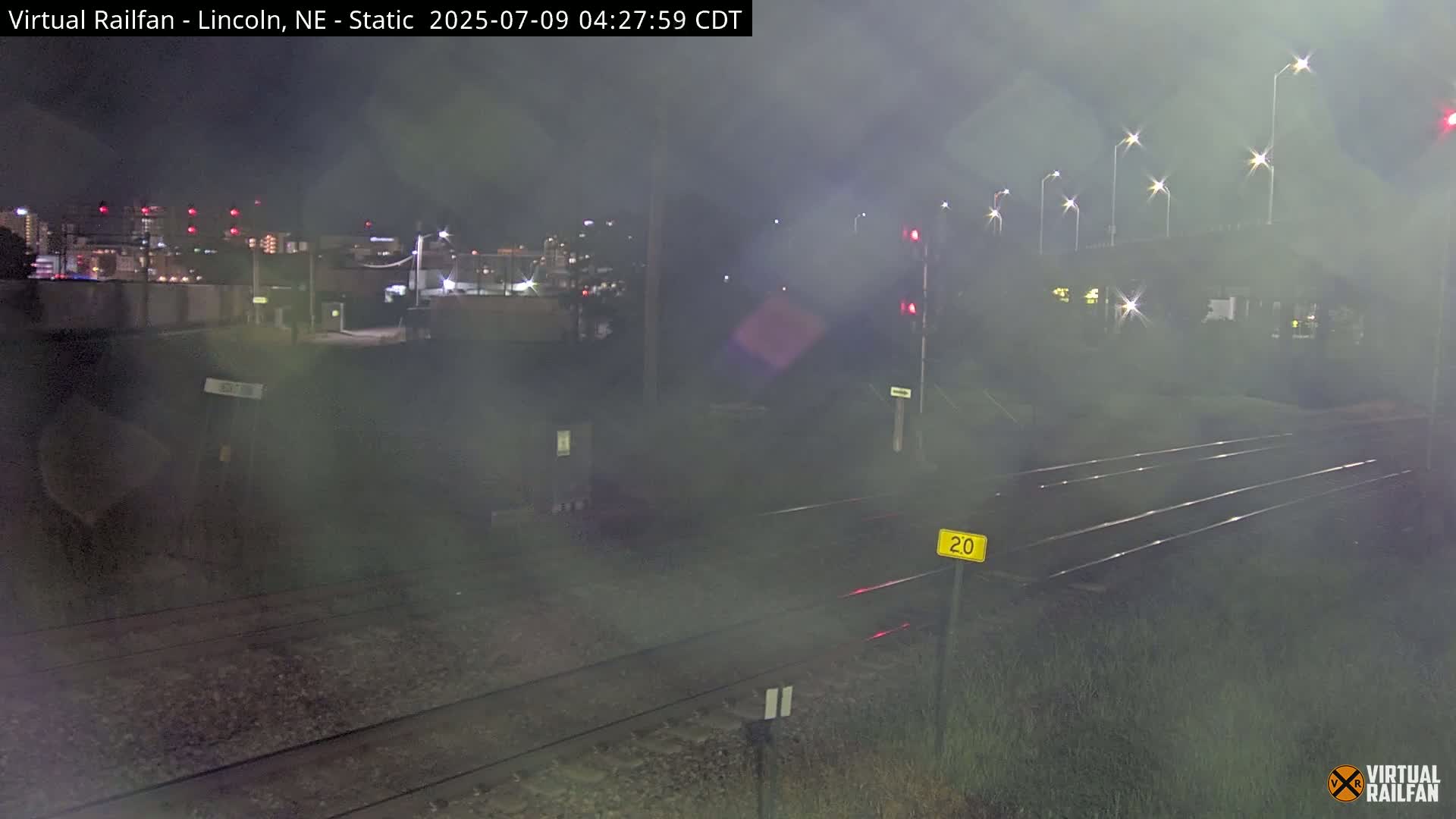 Lincoln Railroad Junction Live Cam - Lincoln, Lancaster,Nebraska, USA 