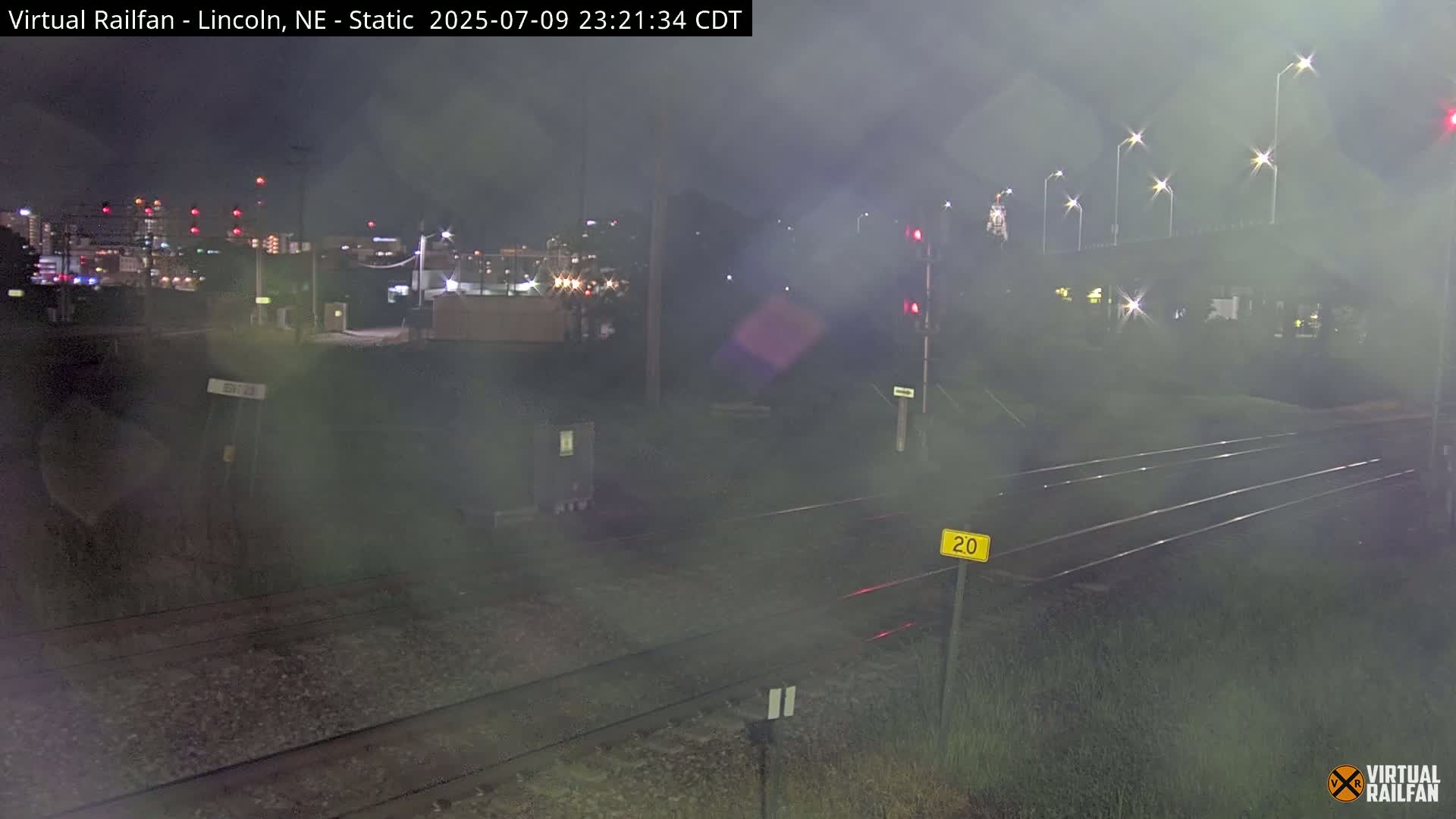 Lincoln Railroad Junction Live Cam - Lincoln, Lancaster,Nebraska, USA 