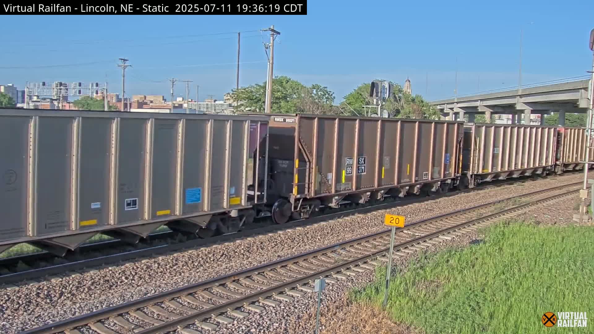 Lincoln Railroad Junction Live Cam - Lincoln, Lancaster,Nebraska, USA 