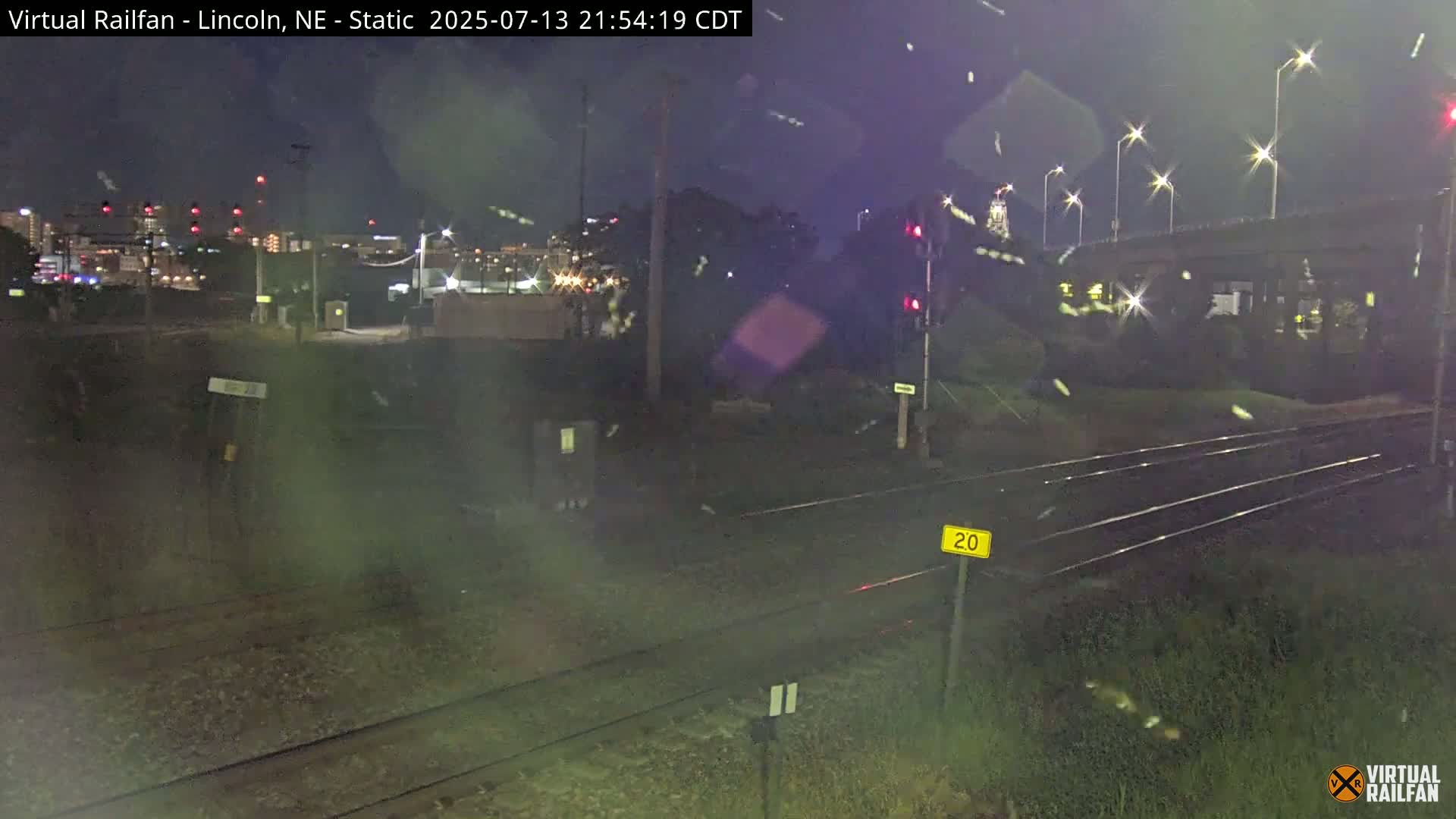 Lincoln Railroad Junction Live Cam - Lincoln, Lancaster,Nebraska, USA 