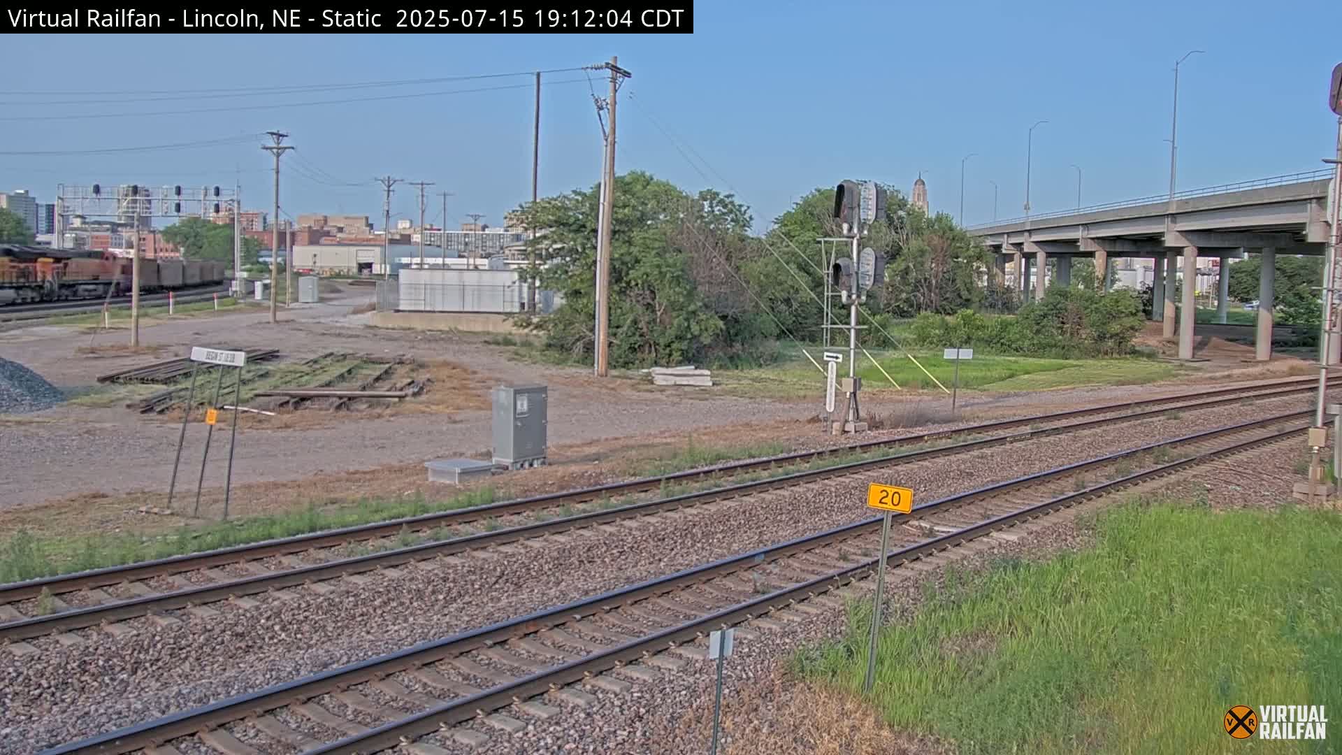 Lincoln Railroad Junction Live Cam - Lincoln, Lancaster,Nebraska, USA 