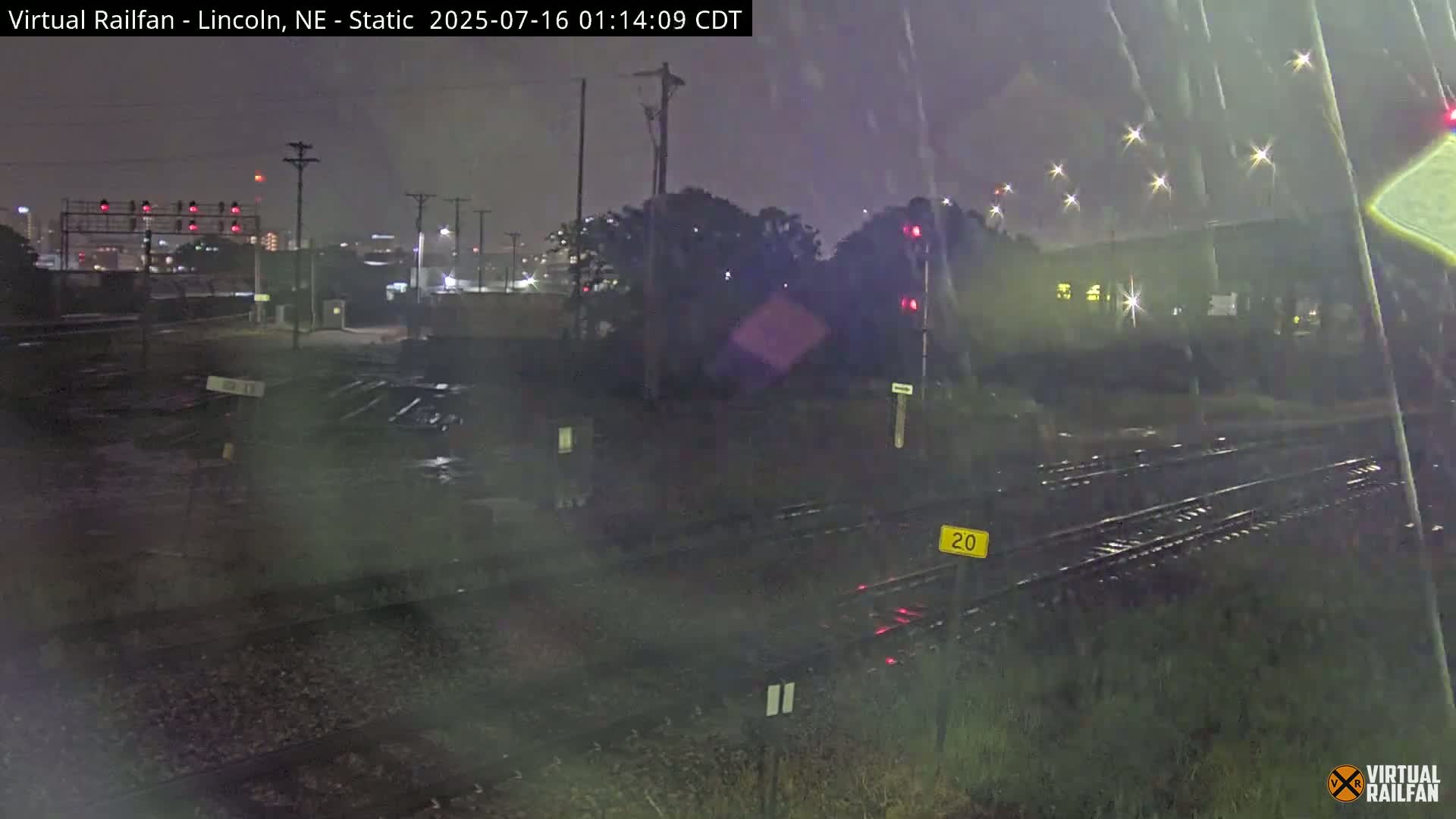 Lincoln Railroad Junction Live Cam - Lincoln, Lancaster,Nebraska, USA 