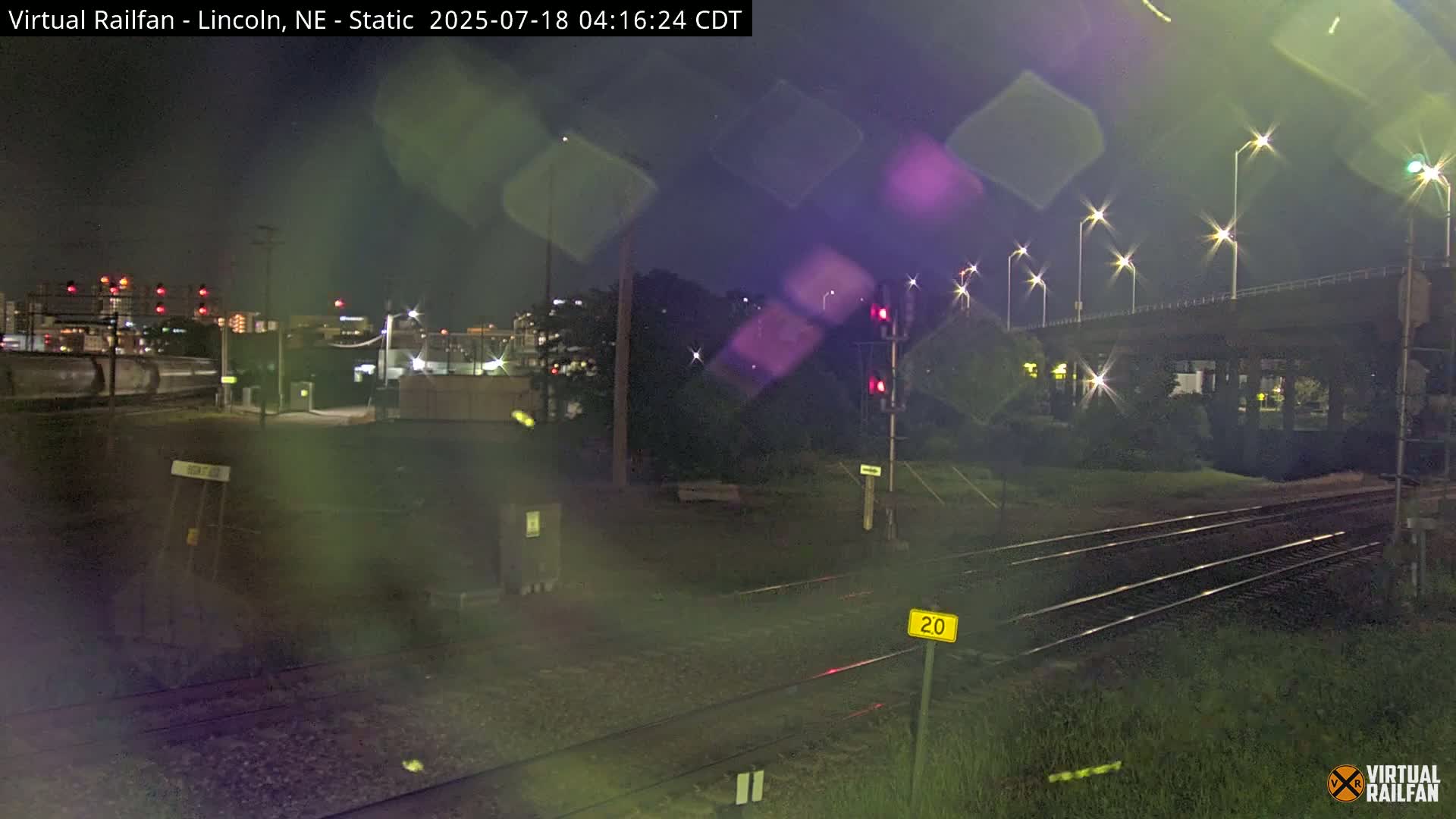 Lincoln Railroad Junction Live Cam - Lincoln, Lancaster,Nebraska, USA 