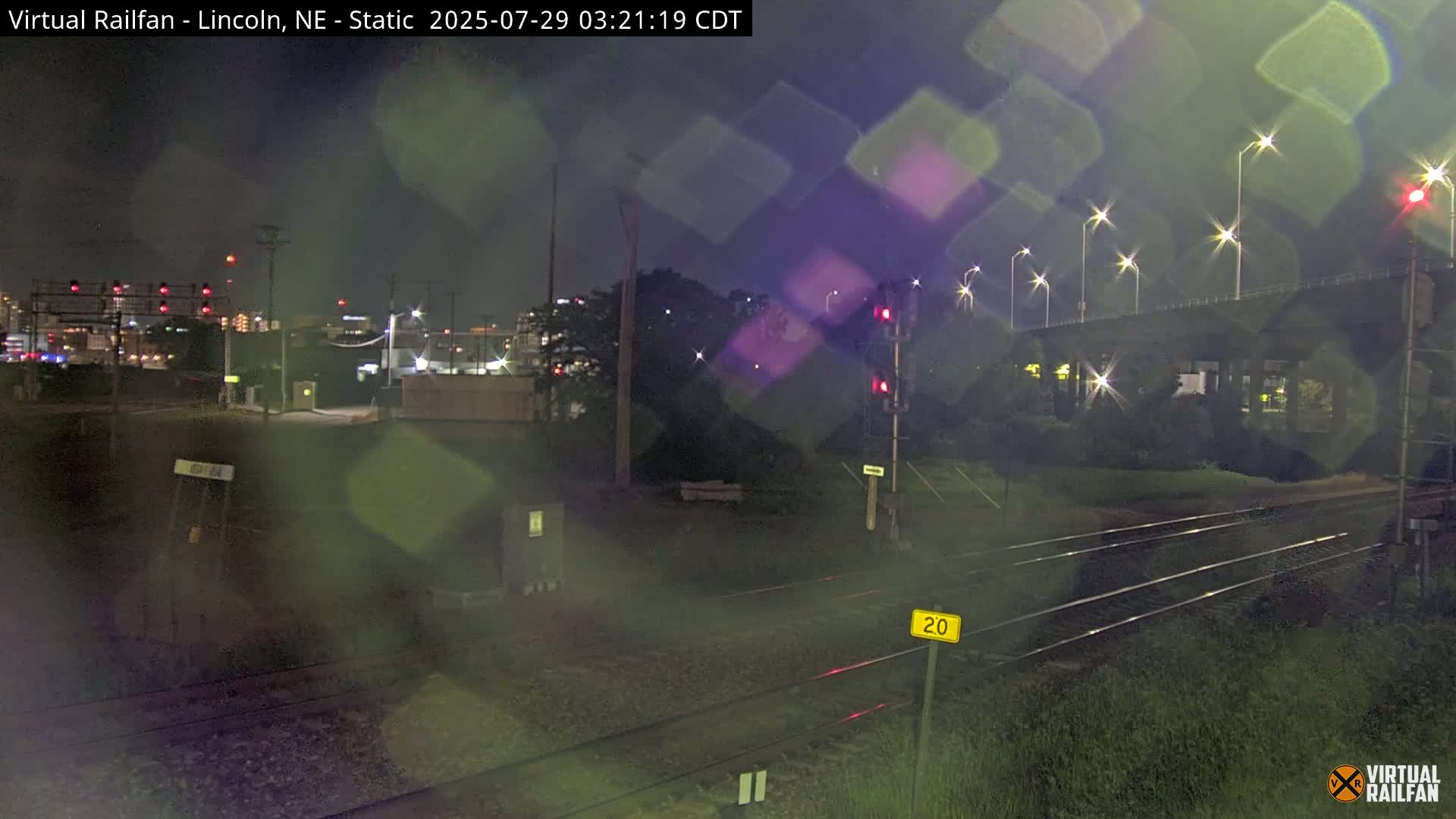 Lincoln Railroad Junction Live Cam - Lincoln, Lancaster,Nebraska, USA 