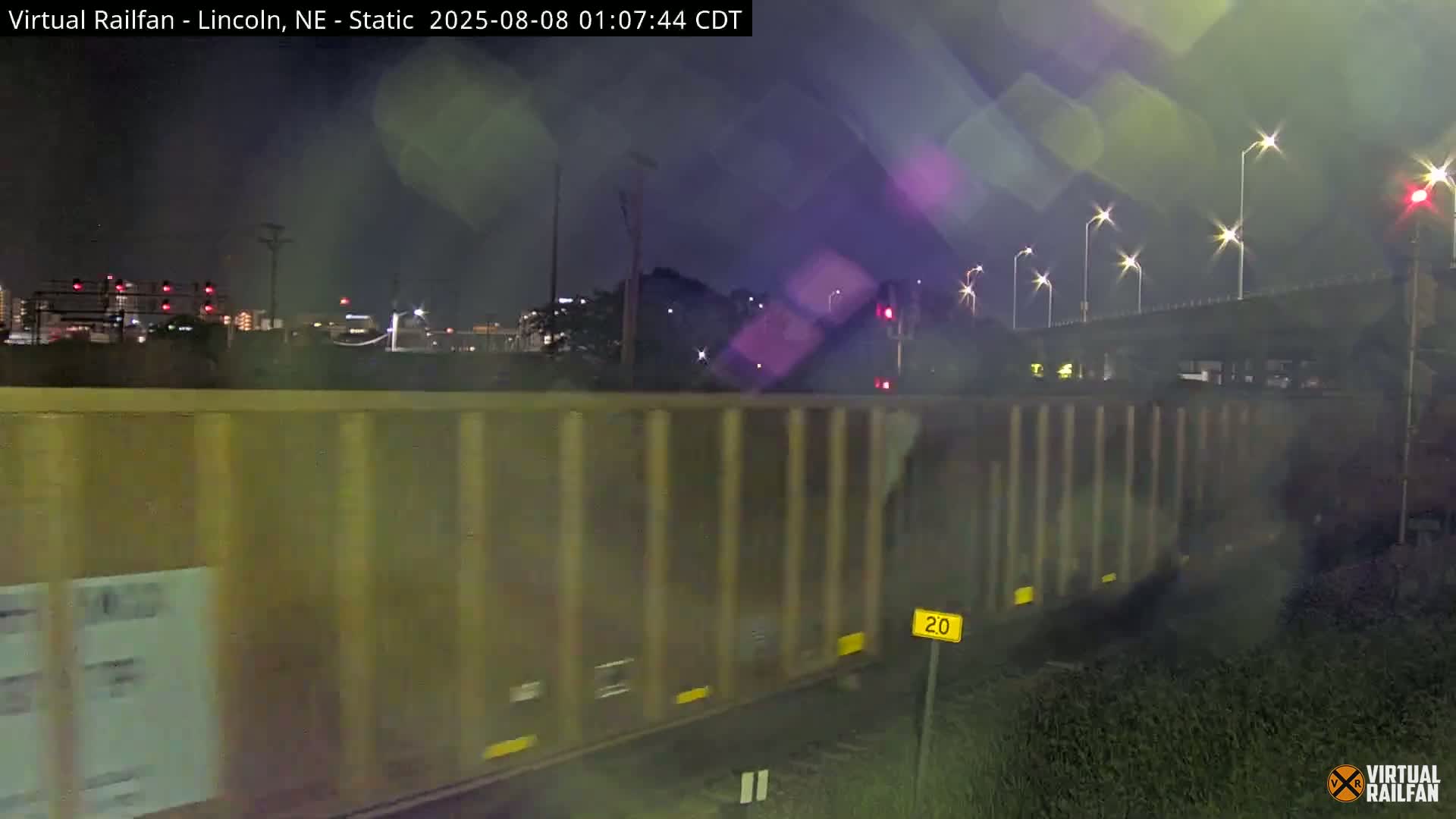 Lincoln Railroad Junction Live Cam - Lincoln, Lancaster,Nebraska, USA 
