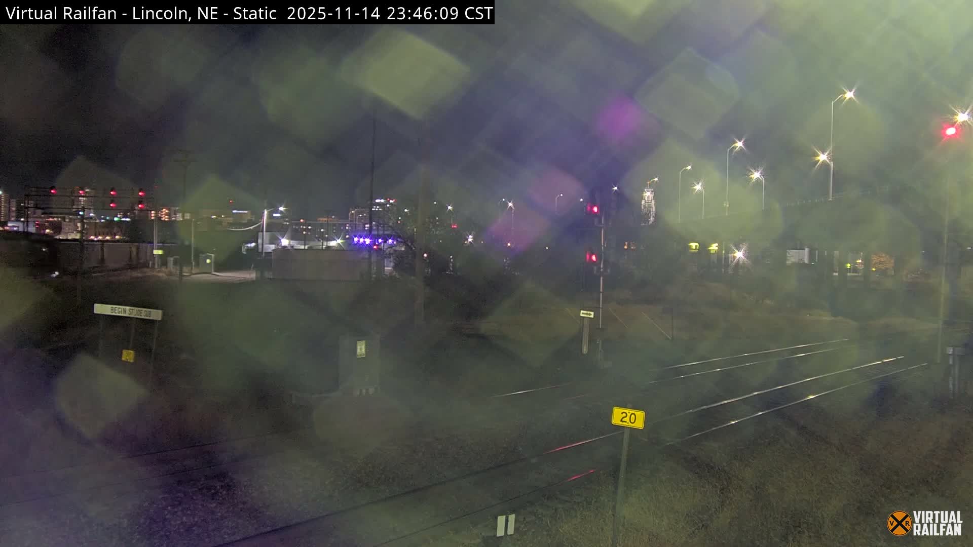 Lincoln Railroad Junction Live Cam - Lincoln, Lancaster,Nebraska, USA 