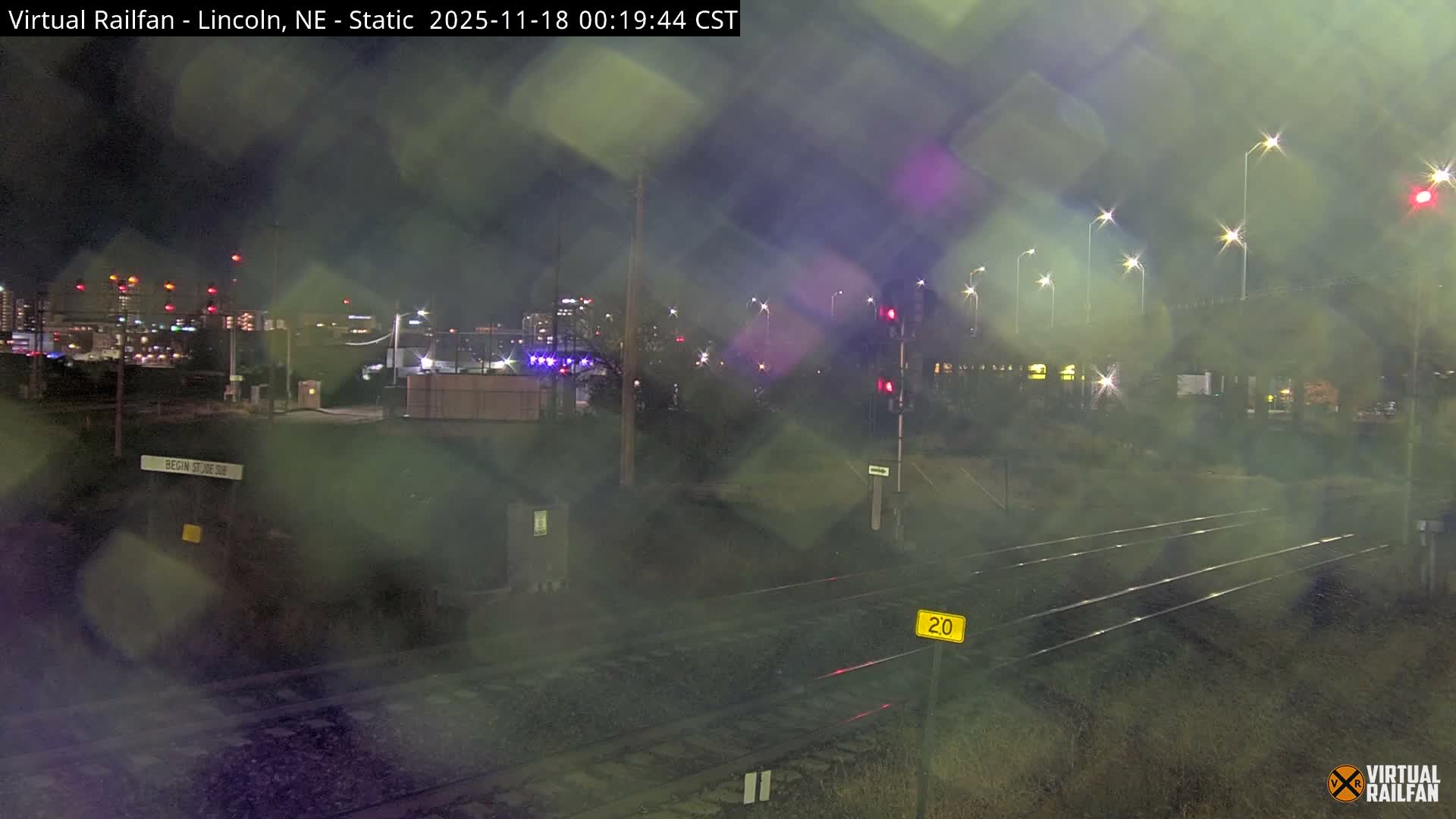 Lincoln Railroad Junction Live Cam - Lincoln, Lancaster,Nebraska, USA 