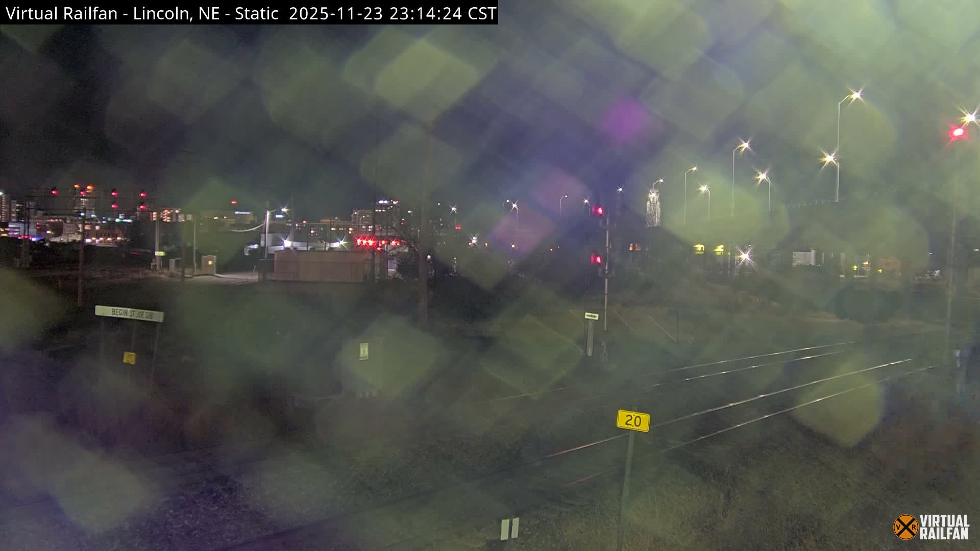 Lincoln Railroad Junction Live Cam - Lincoln, Lancaster,Nebraska, USA 