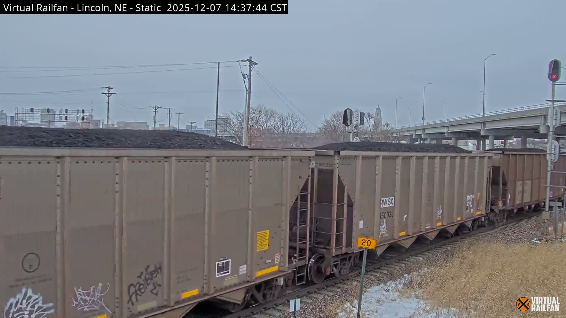 Lincoln Railroad Junction Live Cam - Lincoln, Lancaster,Nebraska, USA 