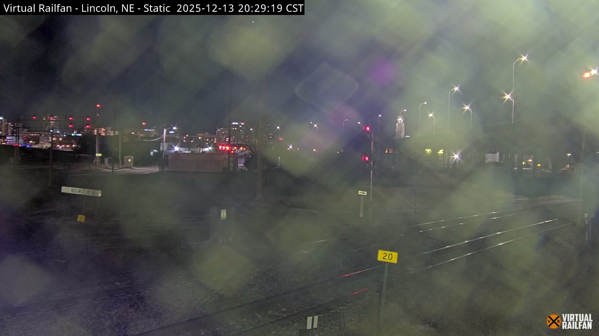 Lincoln Railroad Junction Live Cam - Lincoln, Lancaster,Nebraska, USA 
