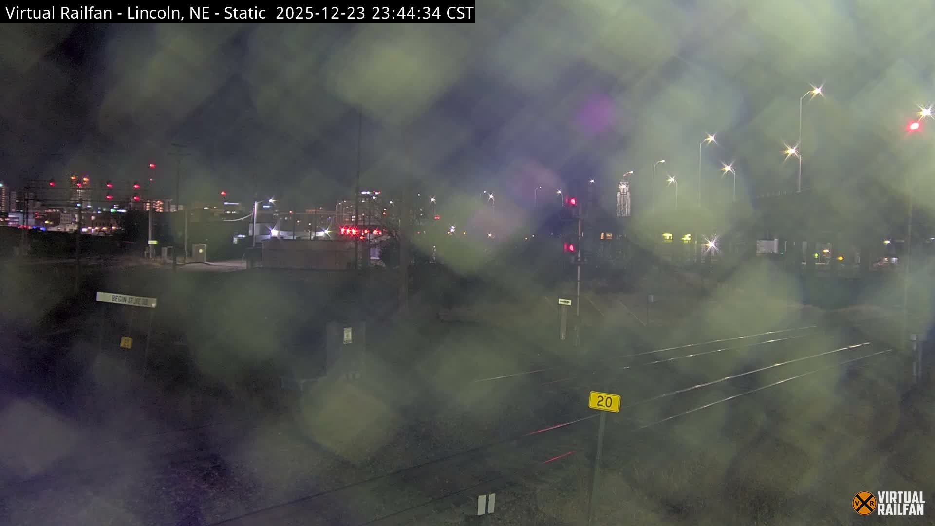 Lincoln Railroad Junction Live Cam - Lincoln, Lancaster,Nebraska, USA 