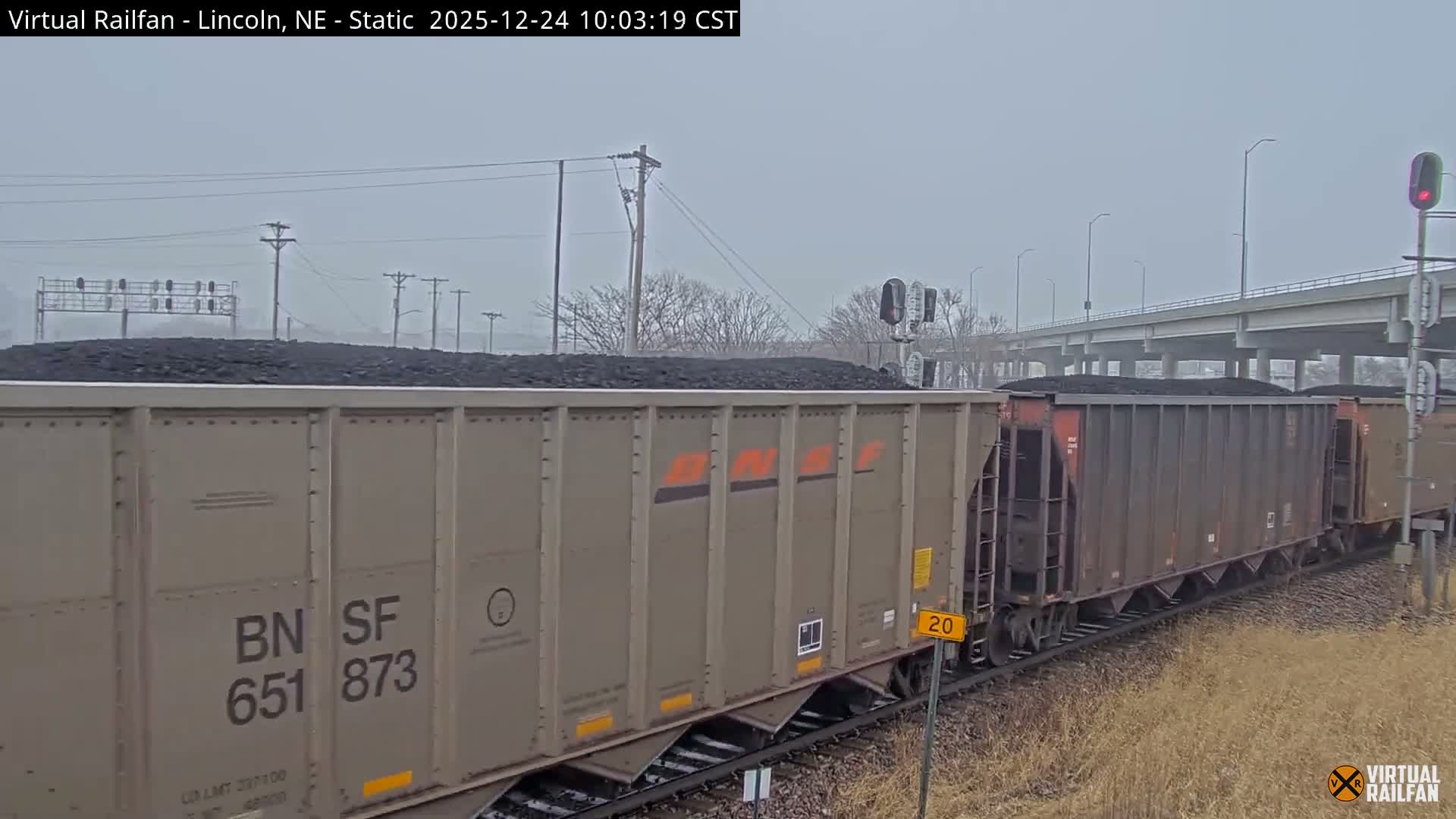 Lincoln Railroad Junction Live Cam - Lincoln, Lancaster,Nebraska, USA 