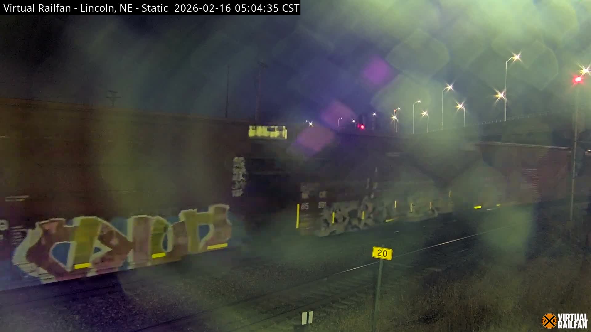 Lincoln Railroad Junction Live Cam - Lincoln, Lancaster,Nebraska, USA 