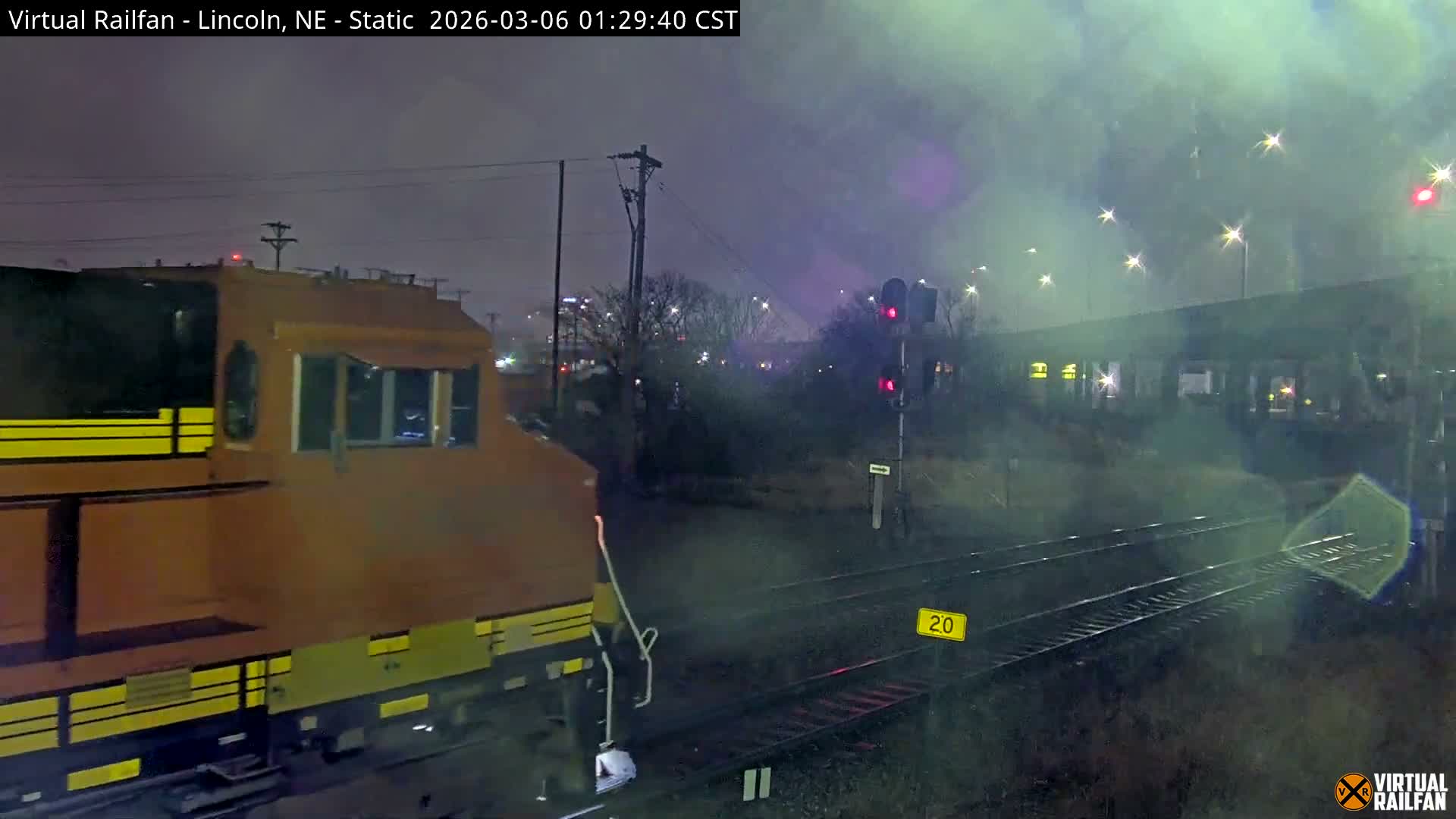 Lincoln Railroad Junction Live Cam - Lincoln, Lancaster,Nebraska, USA 