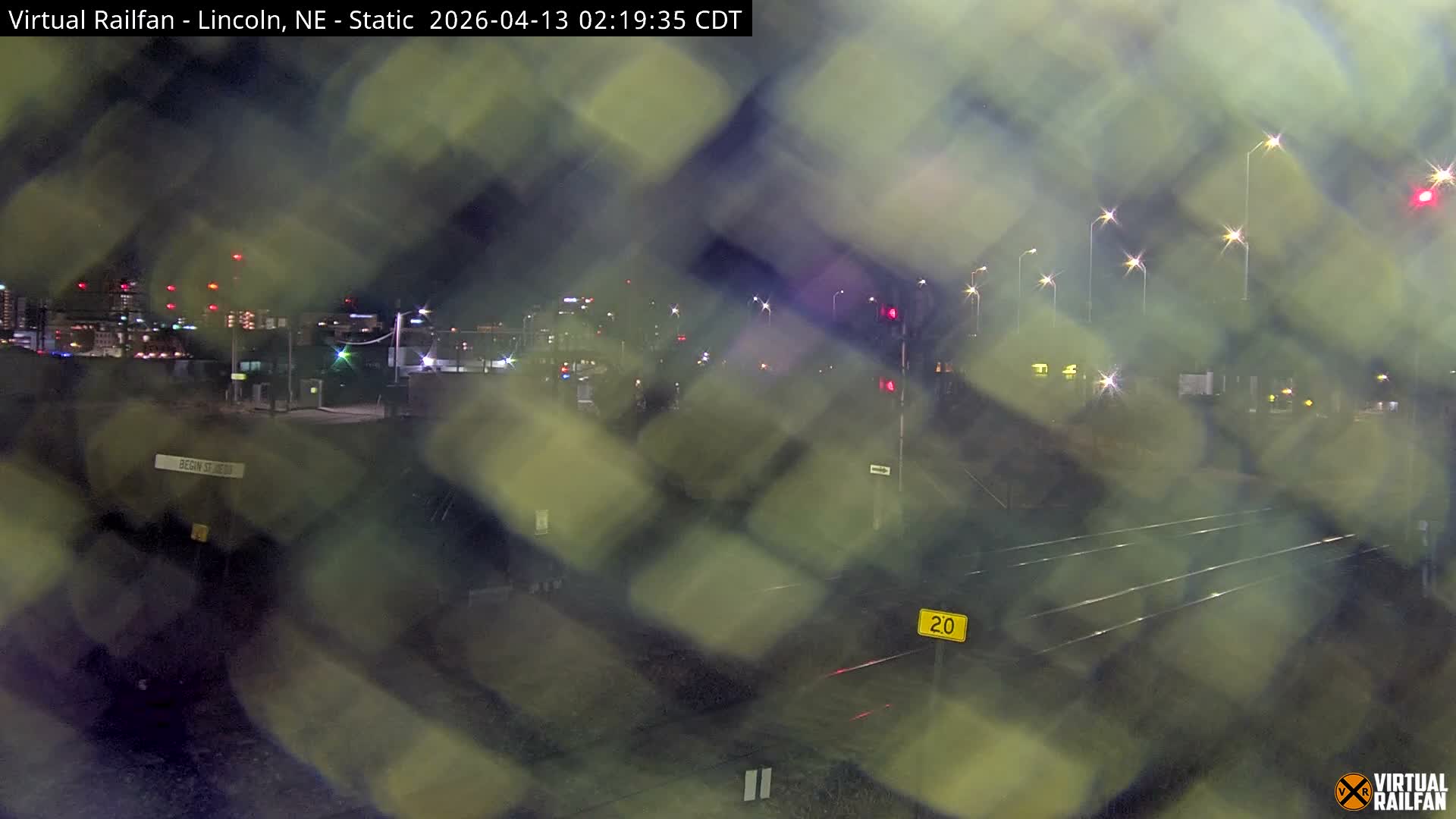 Lincoln Railroad Junction Live Cam - Lincoln, Lancaster,Nebraska, USA 