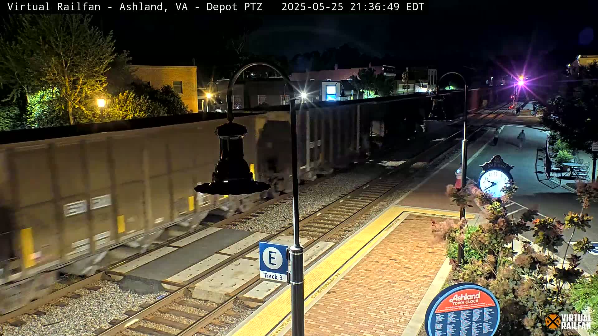 Ashland  Railroad Crossing  Live Cam -  Ashland, Hanover, Virginia, USA 