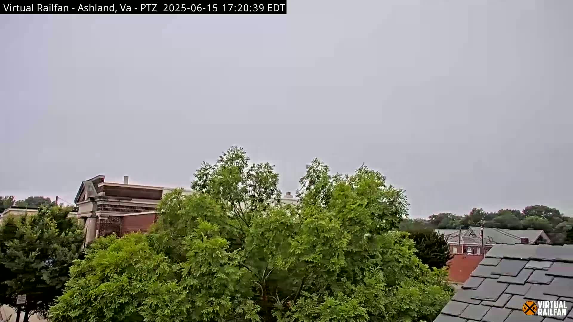 Ashland  Railroad Crossing  Live Cam -  Ashland, Hanover, Virginia, USA 