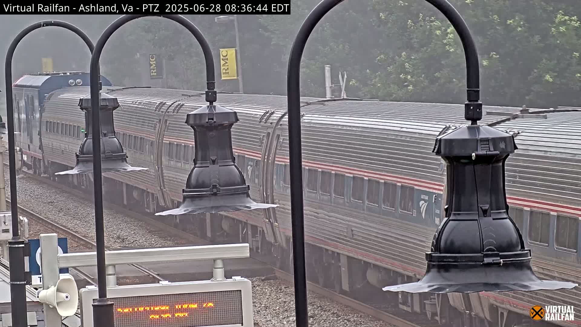 Ashland  Railroad Crossing  Live Cam -  Ashland, Hanover, Virginia, USA 