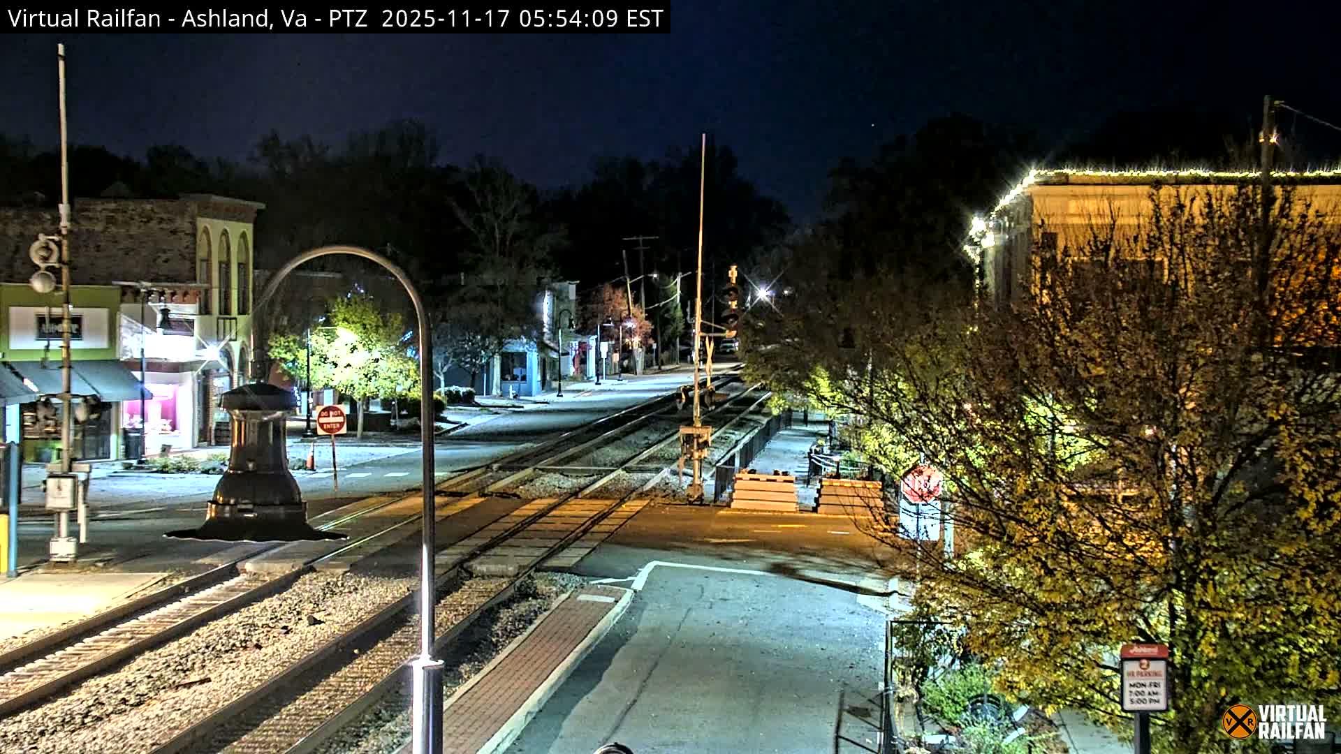 Ashland  Railroad Crossing  Live Cam -  Ashland, Hanover, Virginia, USA 