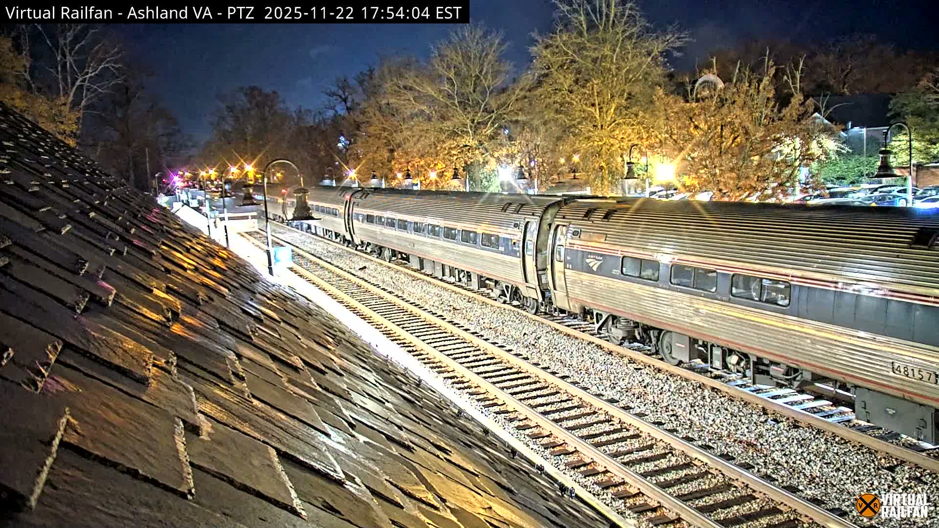 Ashland  Railroad Crossing  Live Cam -  Ashland, Hanover, Virginia, USA 