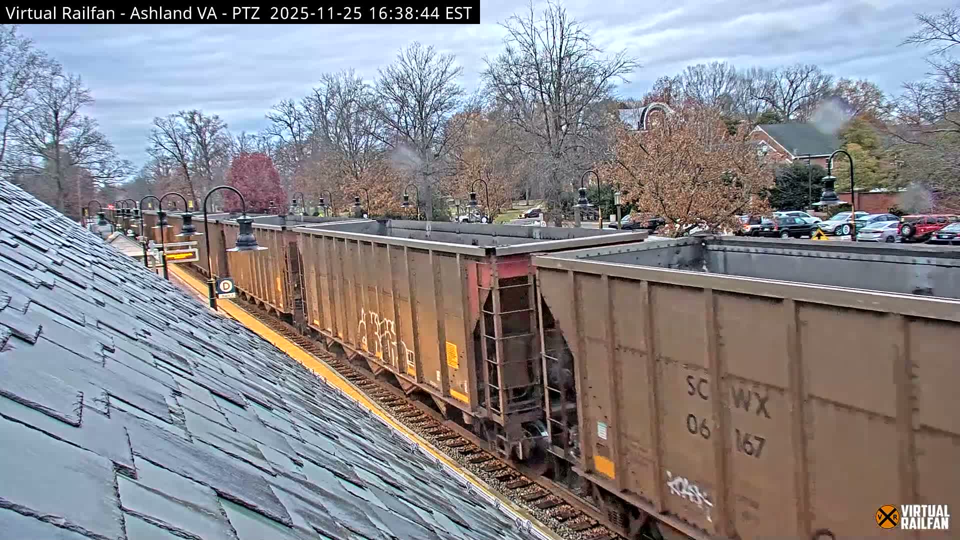 Ashland  Railroad Crossing  Live Cam -  Ashland, Hanover, Virginia, USA 