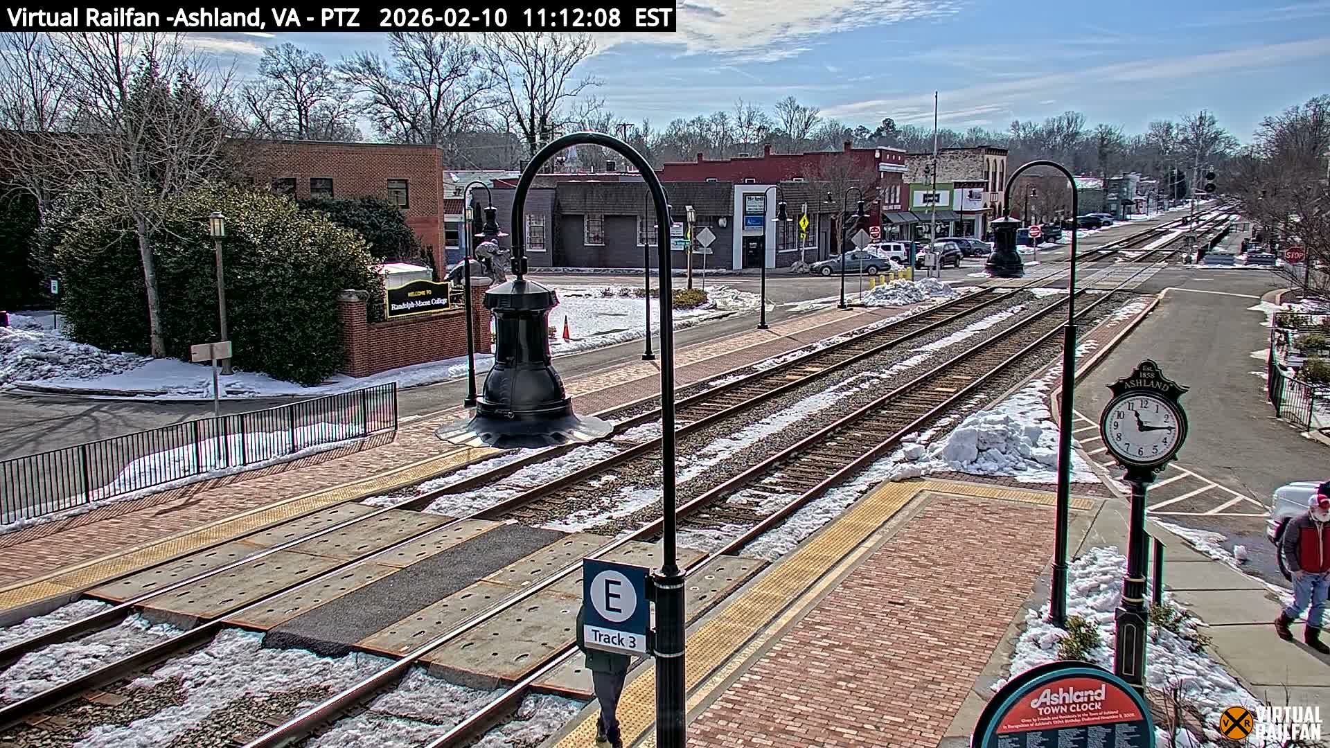 Ashland  Railroad Crossing  Live Cam -  Ashland, Hanover, Virginia, USA 