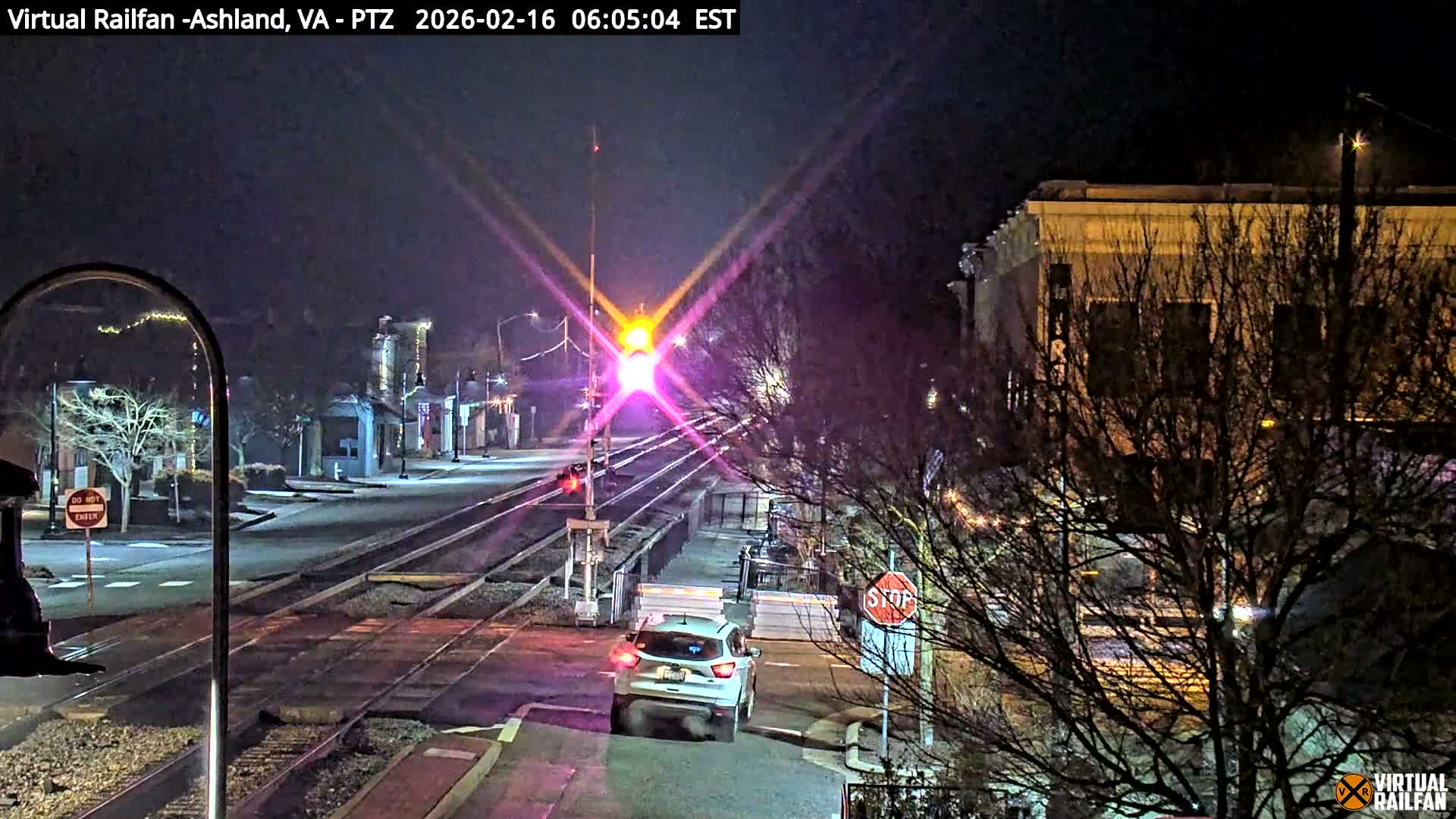 Ashland  Railroad Crossing  Live Cam -  Ashland, Hanover, Virginia, USA 