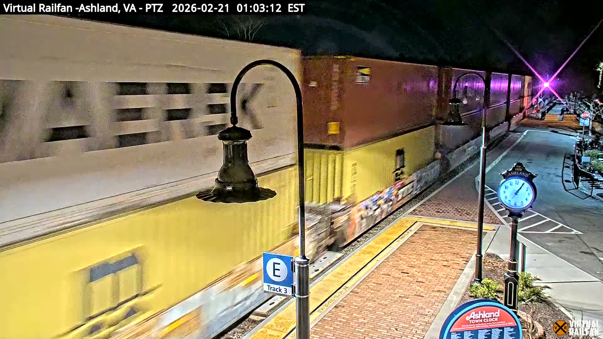 Ashland  Railroad Crossing  Live Cam -  Ashland, Hanover, Virginia, USA 