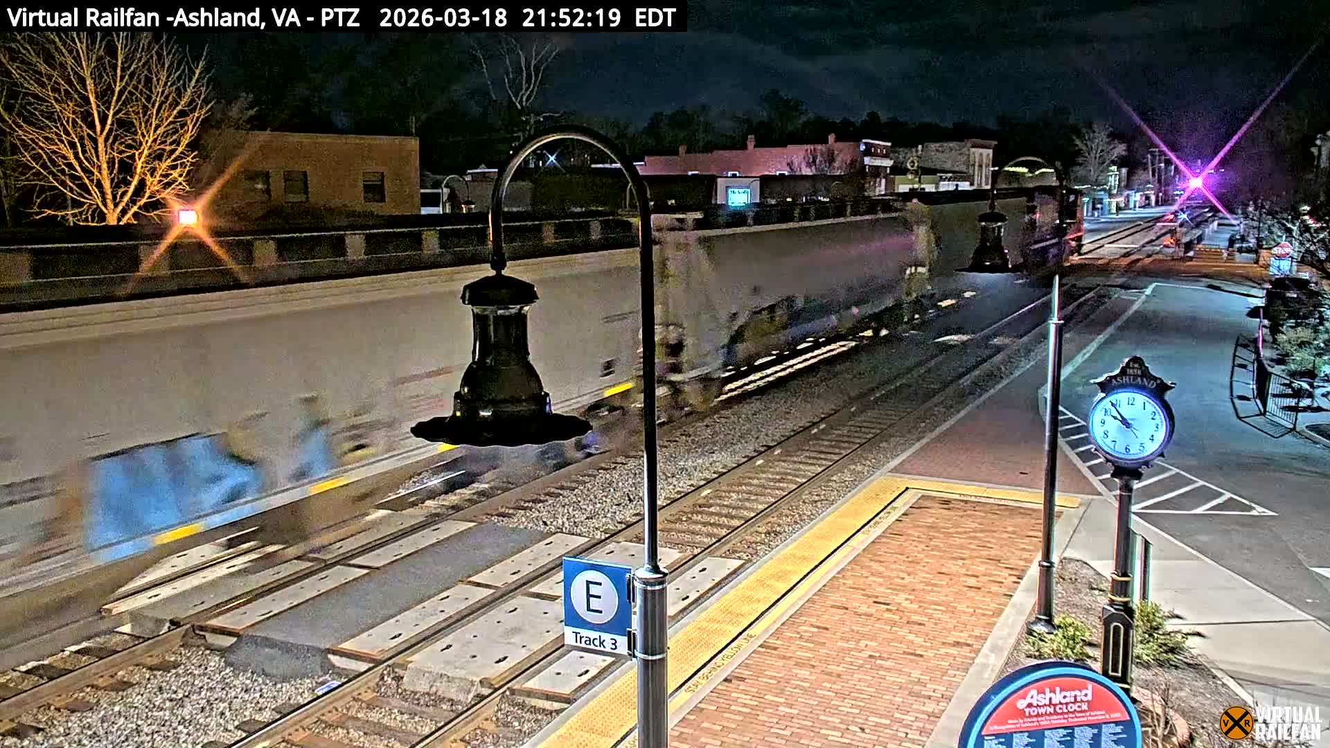 Ashland  Railroad Crossing  Live Cam -  Ashland, Hanover, Virginia, USA 