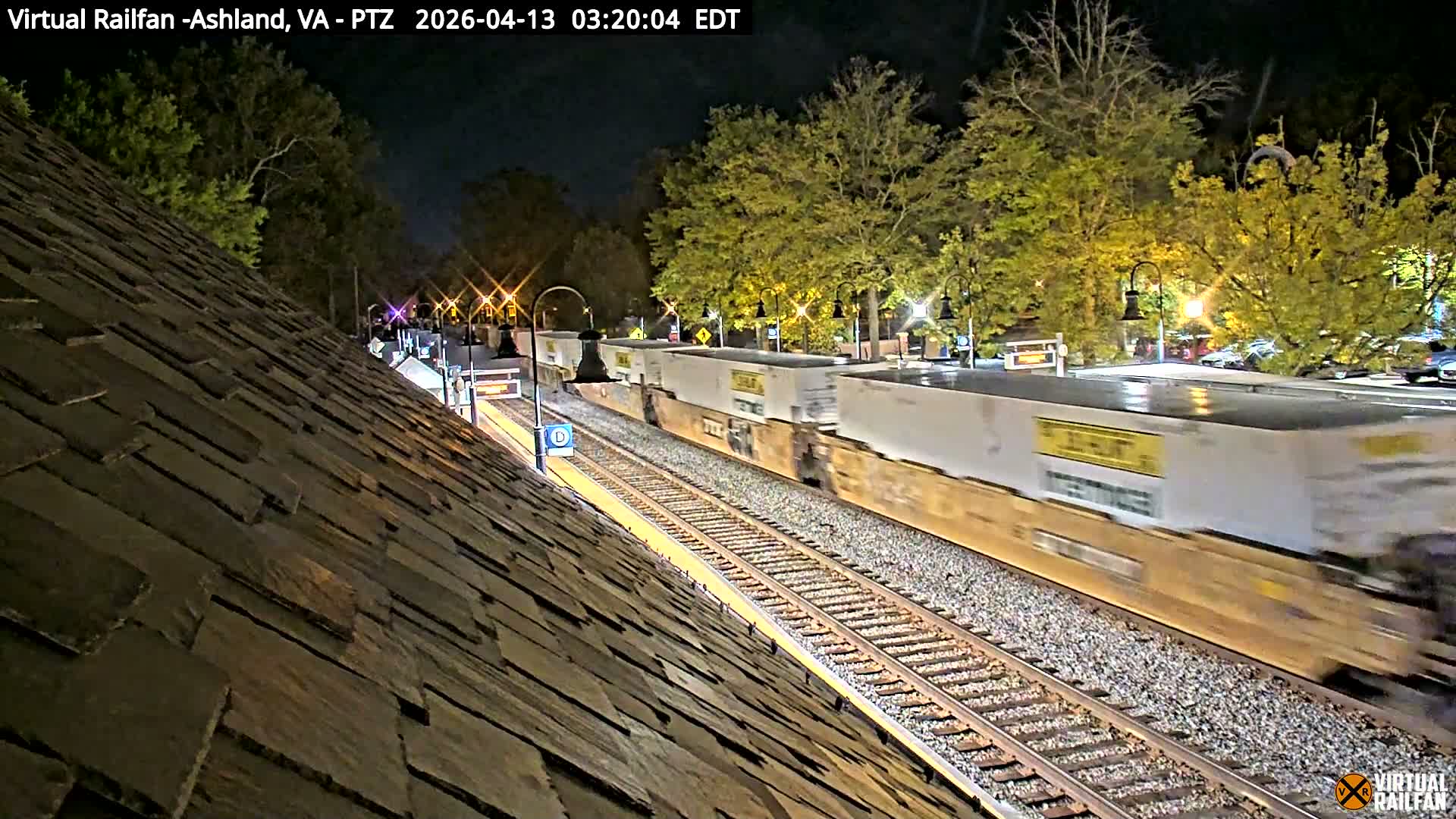 Ashland Railroad Crossing Live Cam Ashland, Hanover, Virginia, USA
